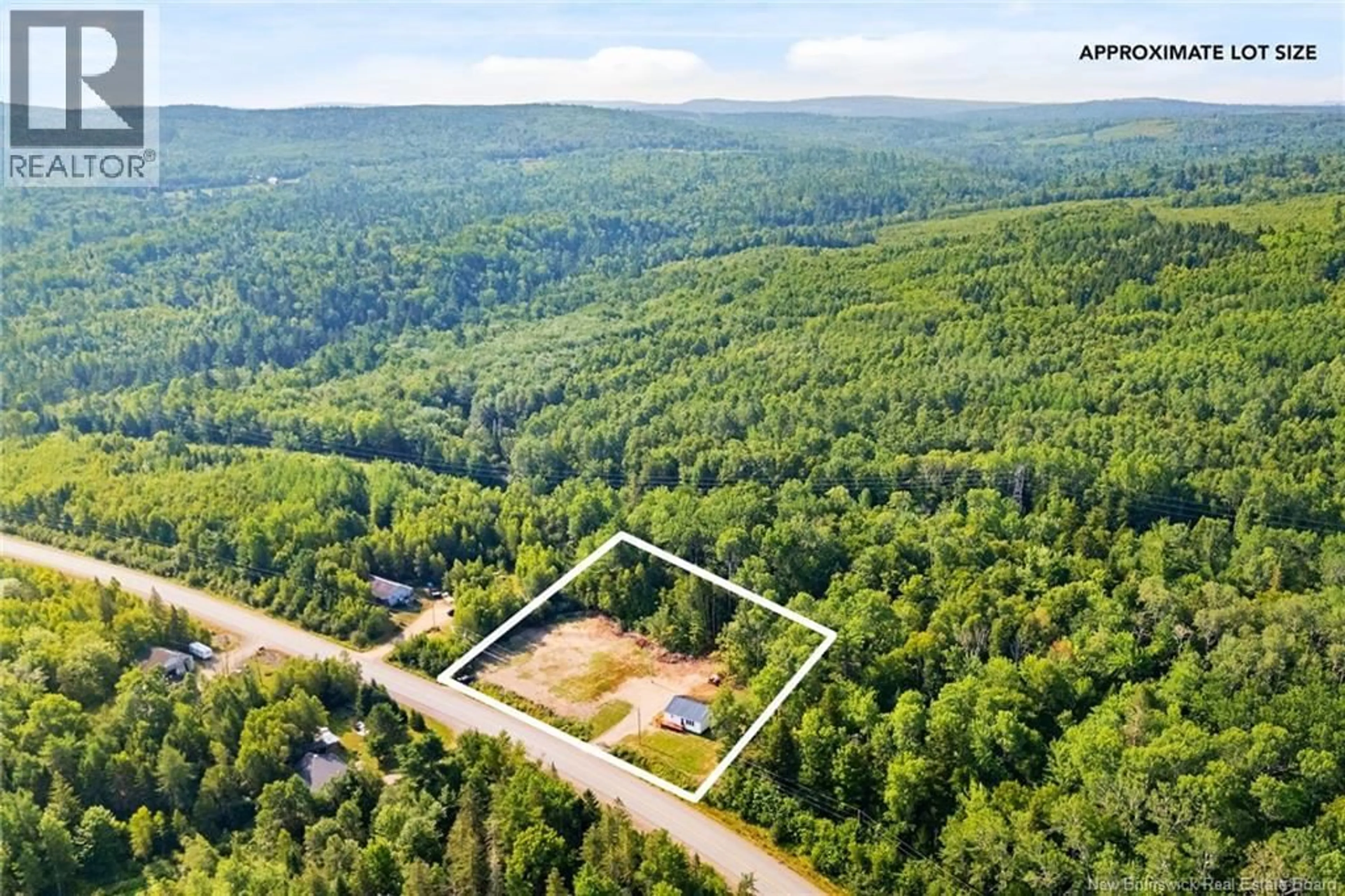 A pic from outside/outdoor area/front of a property/back of a property/a pic from drone, forest/trees view for 7732 ROUTE 101 ROUTE, Clarendon New Brunswick E5K4C8