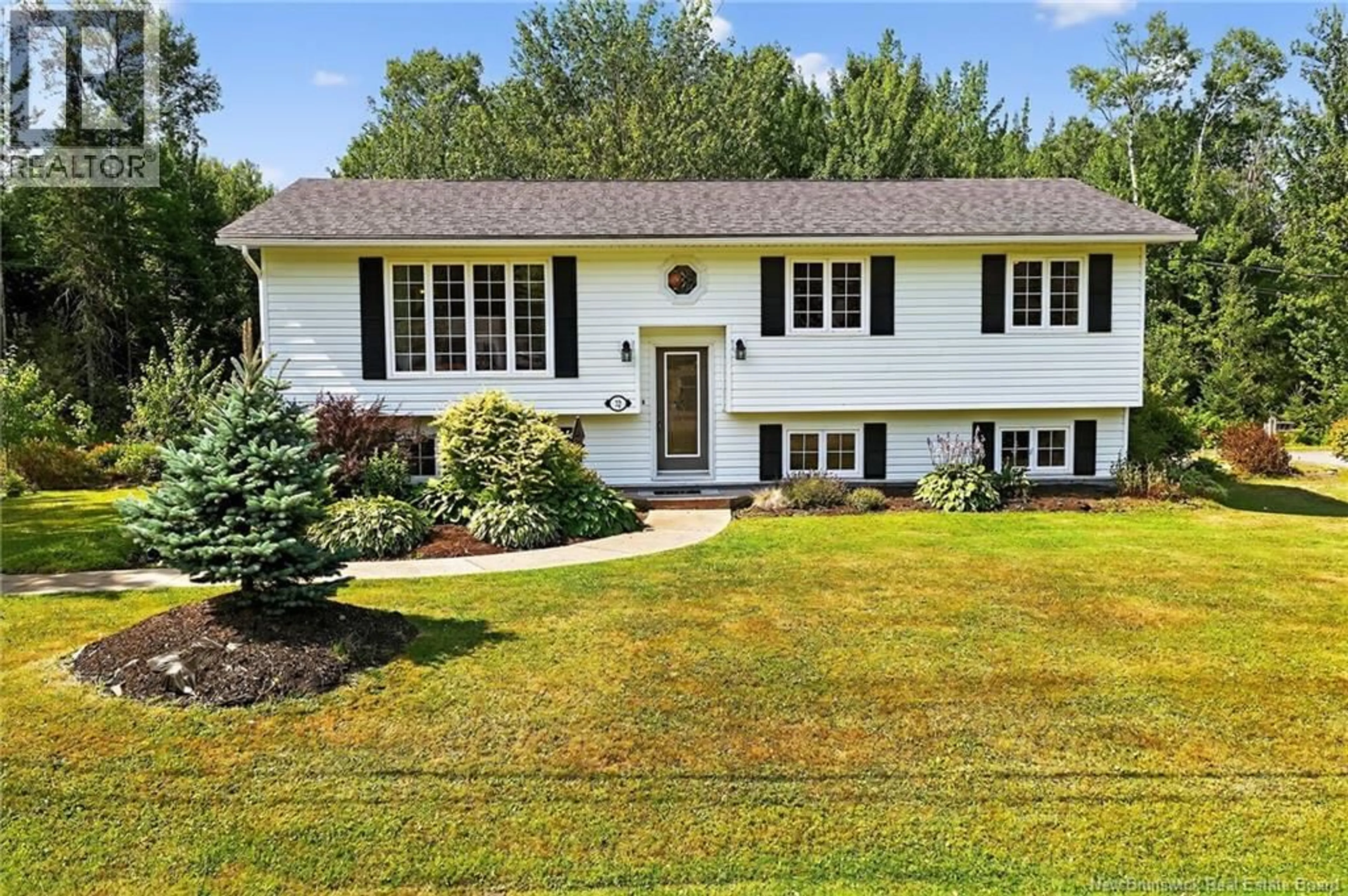 Home with vinyl exterior material, street for 72 REEDER ROAD, Salisbury New Brunswick E4J2P5
