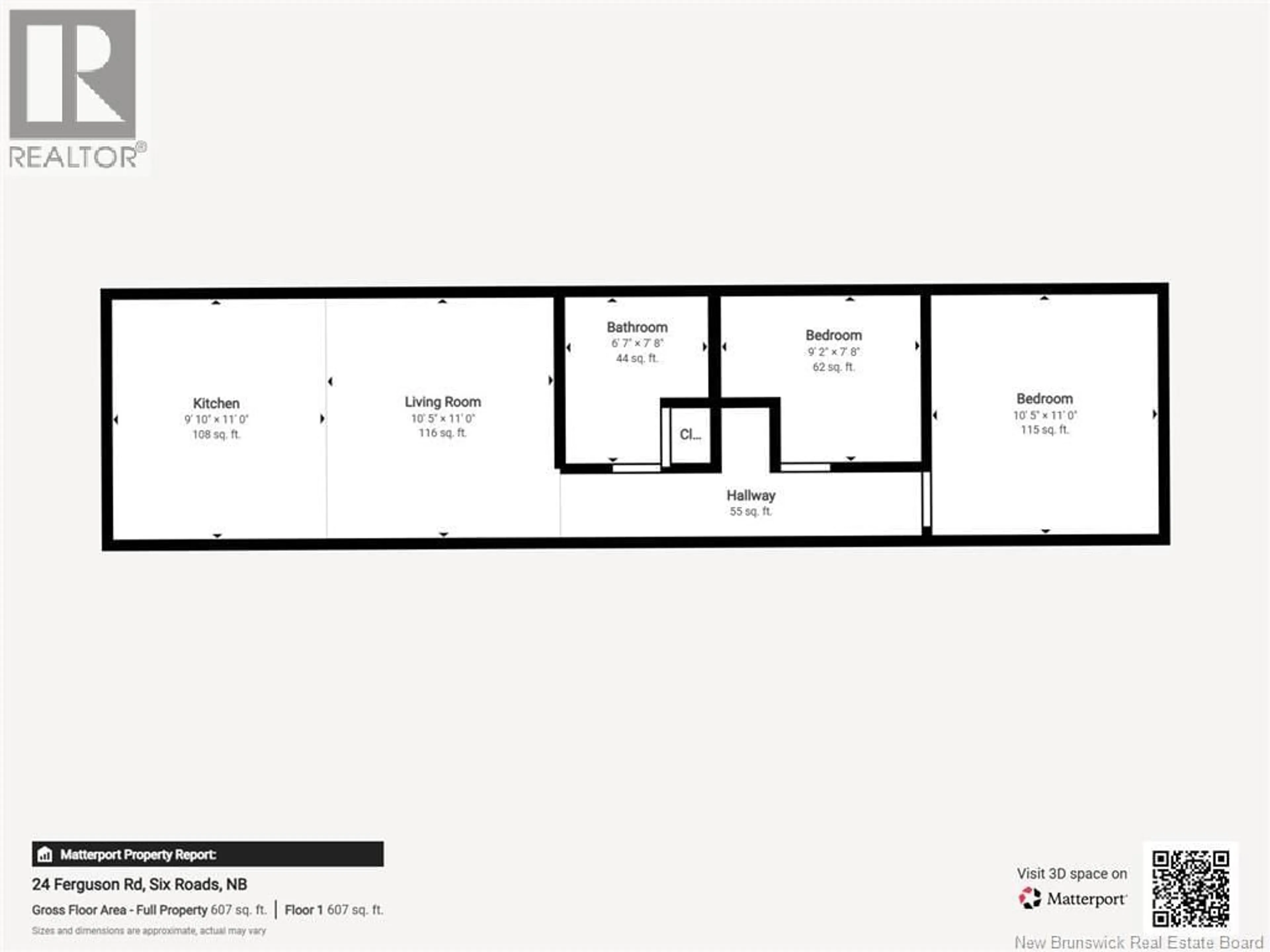 Floor plan for 24 CHEM. FERGUSON, Six Roads New Brunswick E1X3A5
