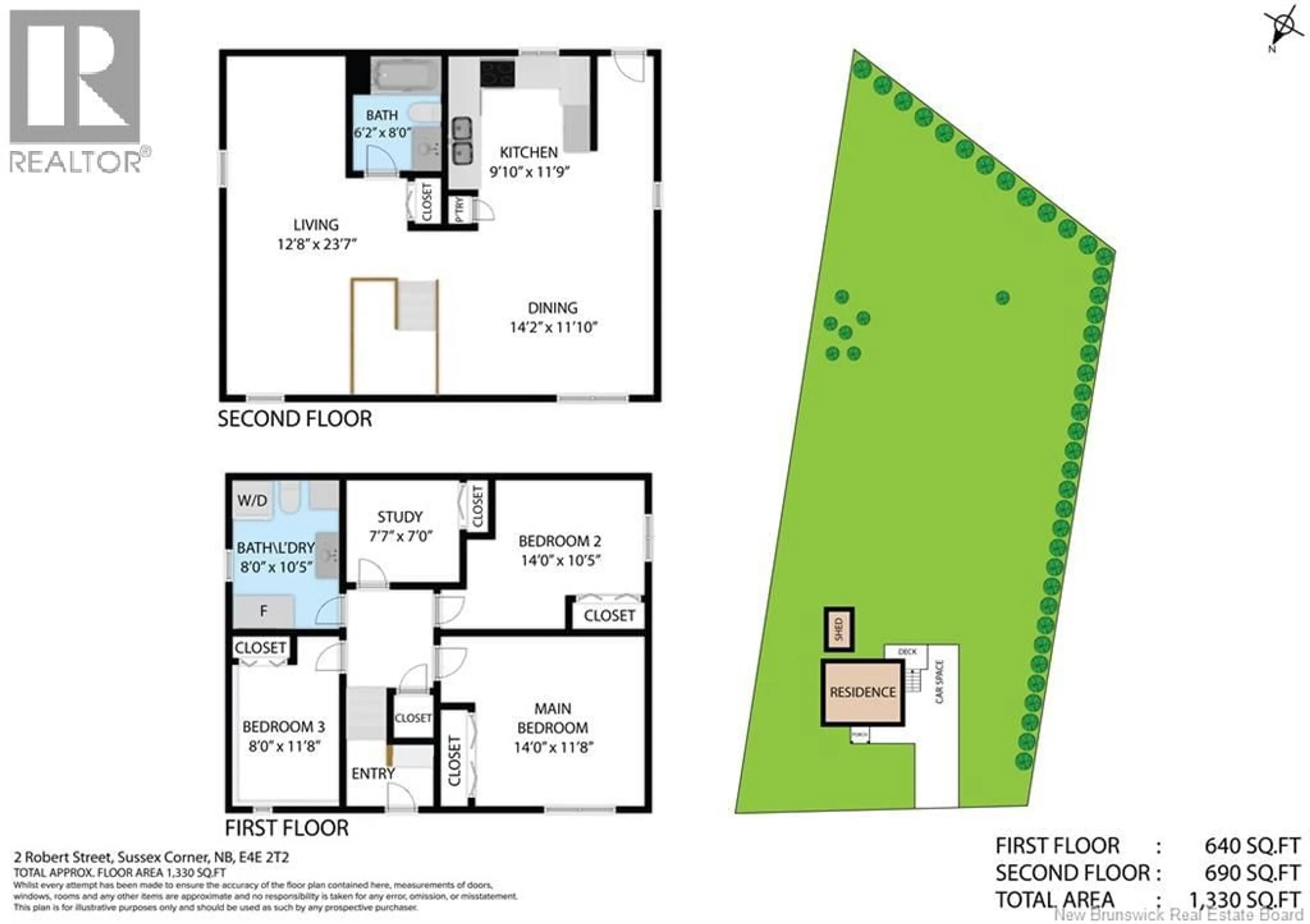 Floor plan for 2 ROBERT STREET, Sussex Corner New Brunswick E4E2T2