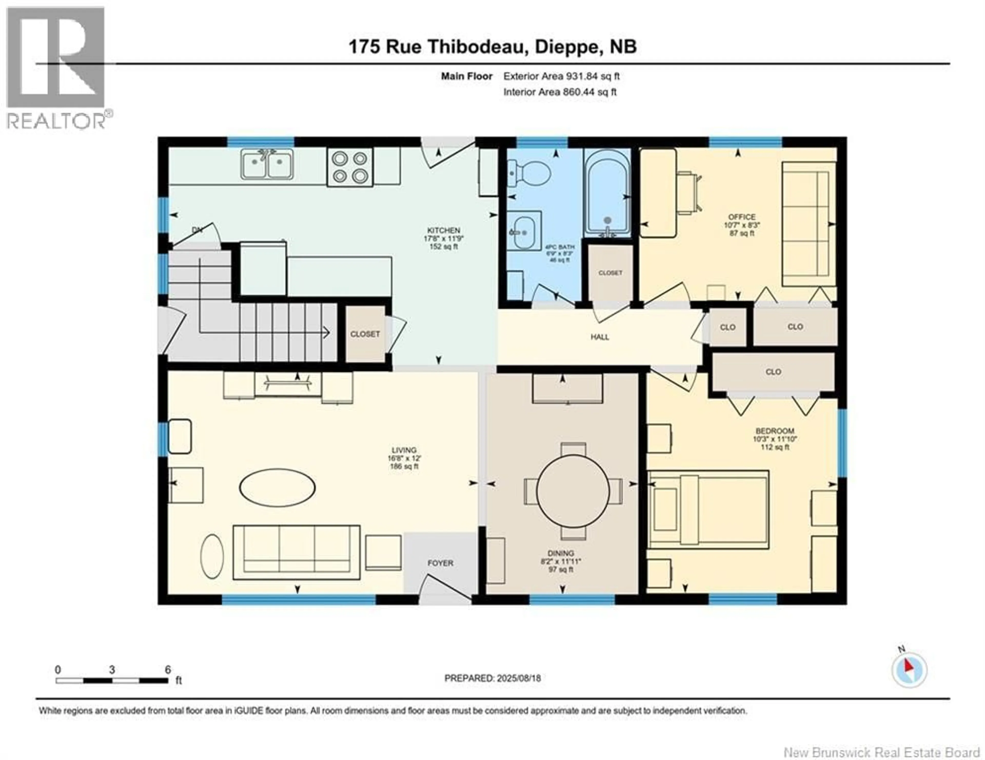 Floor plan for 175 THIBODEAU STREET, Dieppe New Brunswick E1A1V7