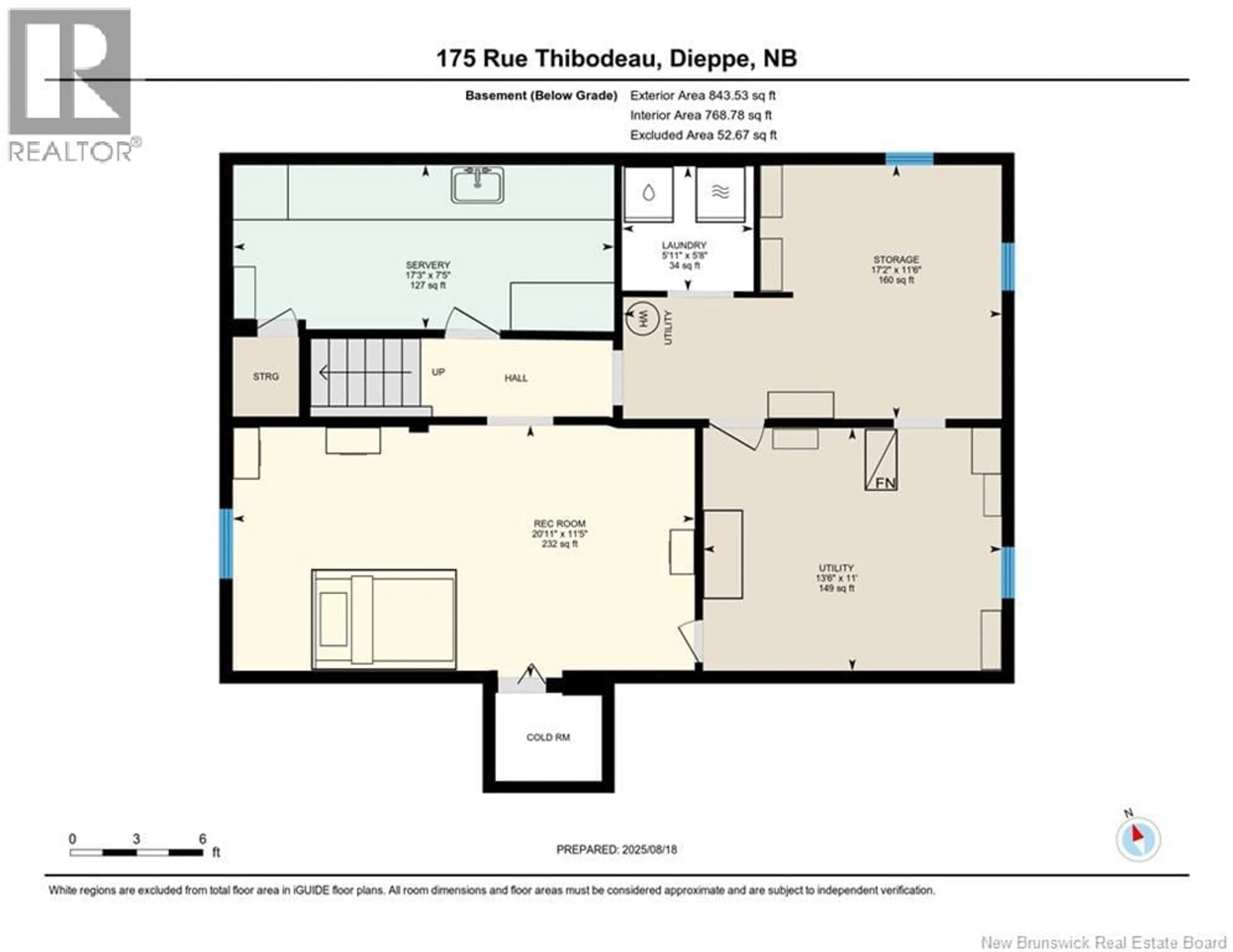 Floor plan for 175 THIBODEAU STREET, Dieppe New Brunswick E1A1V7
