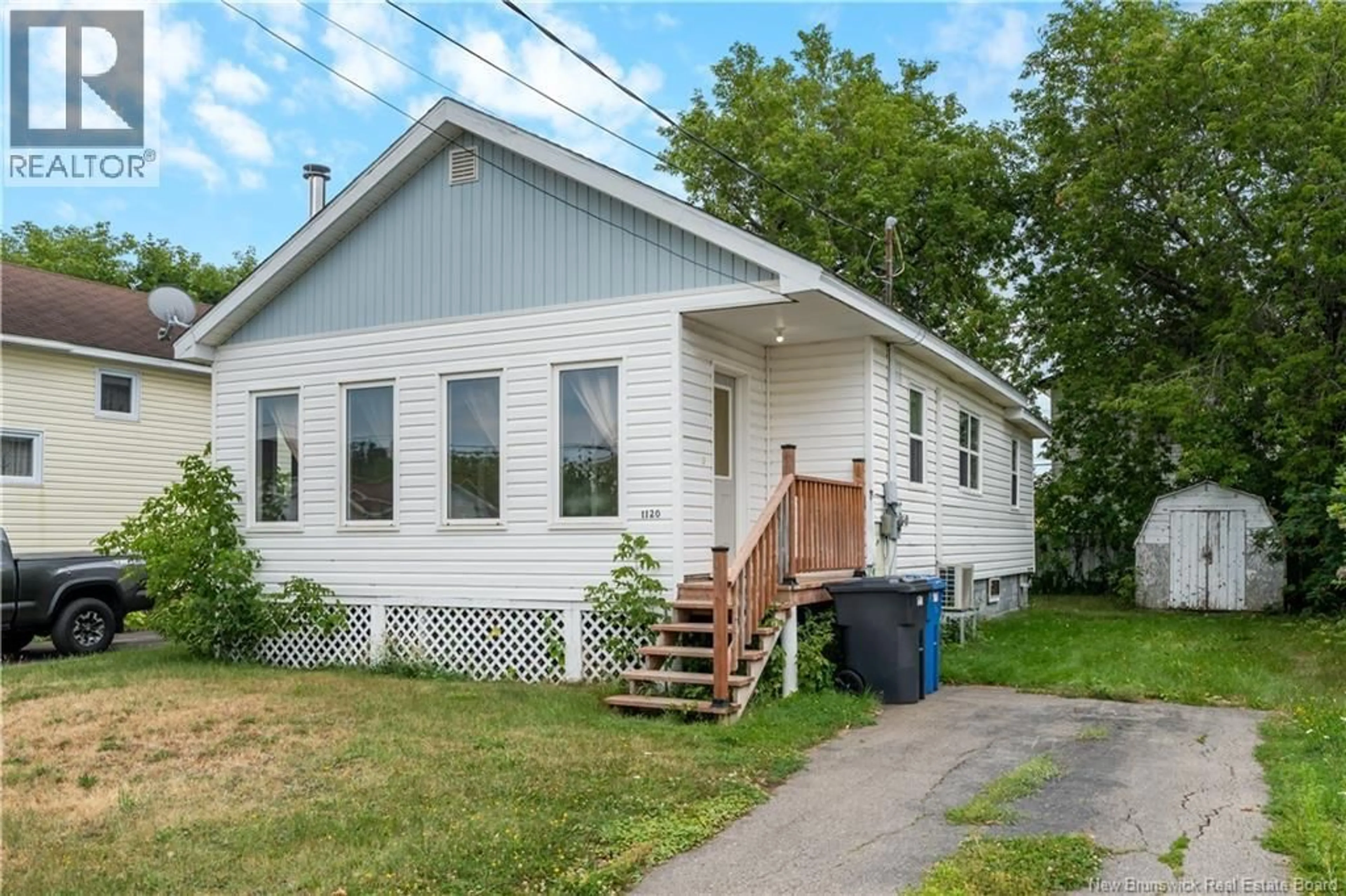 Home with vinyl exterior material, street for 1120 MODEL AVENUE, Bathurst New Brunswick E2A2C6
