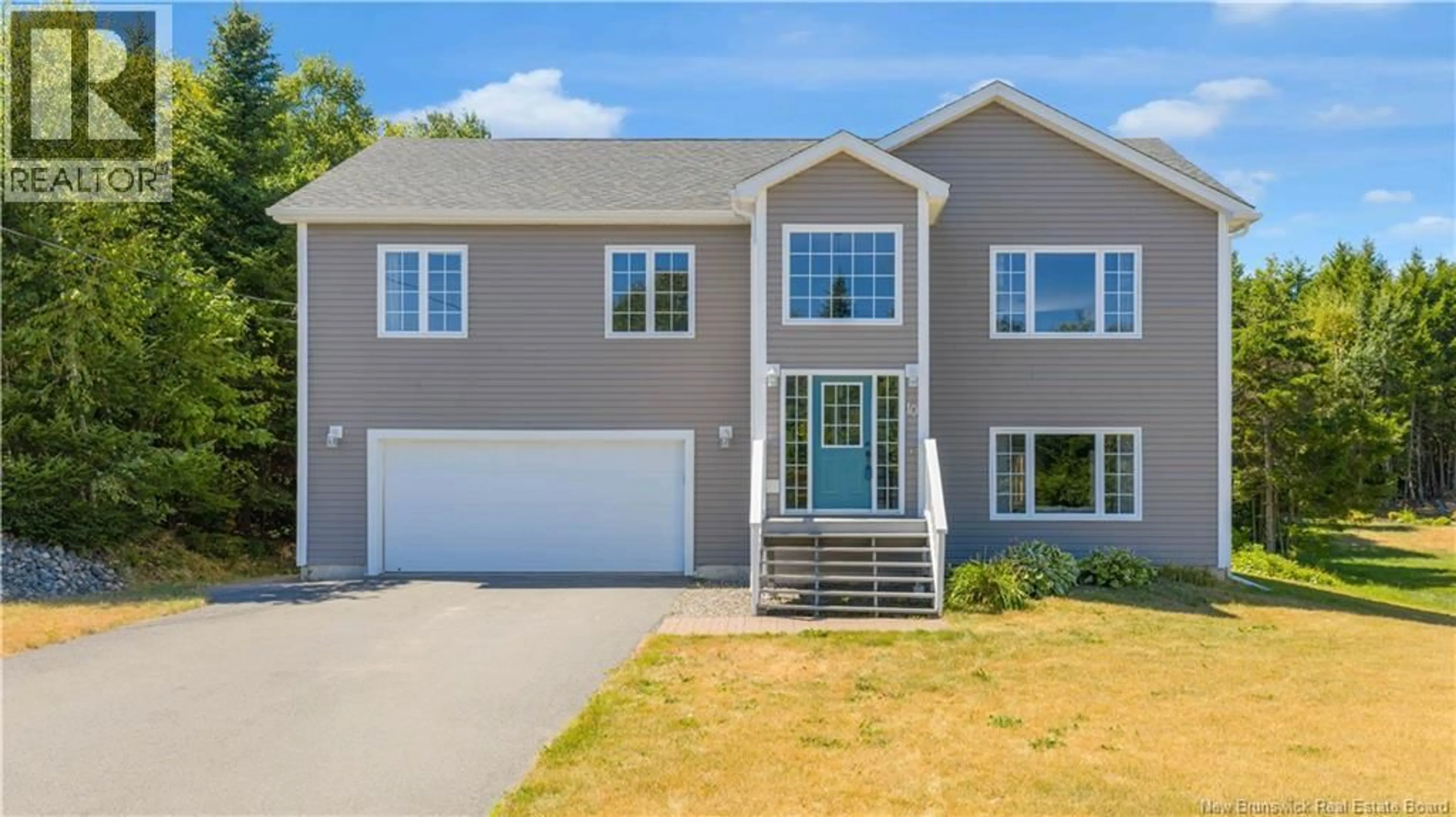 Home with vinyl exterior material, street for 10 MAPLECREST DRIVE, Grand Bay-Westfield New Brunswick E5K0B9