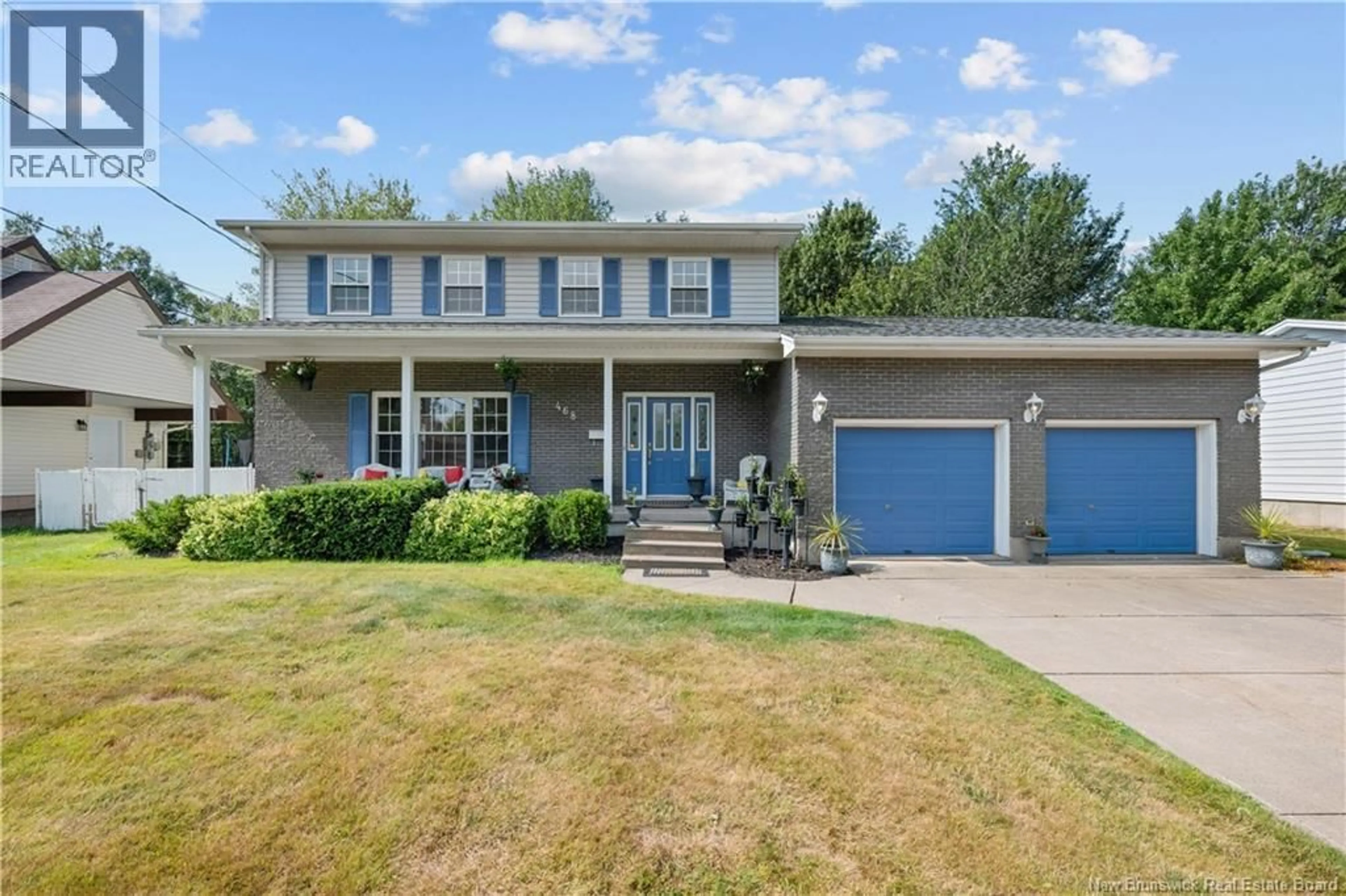 Home with vinyl exterior material, street for 468 GLENCAIRN DRIVE, Moncton New Brunswick E1C1H9