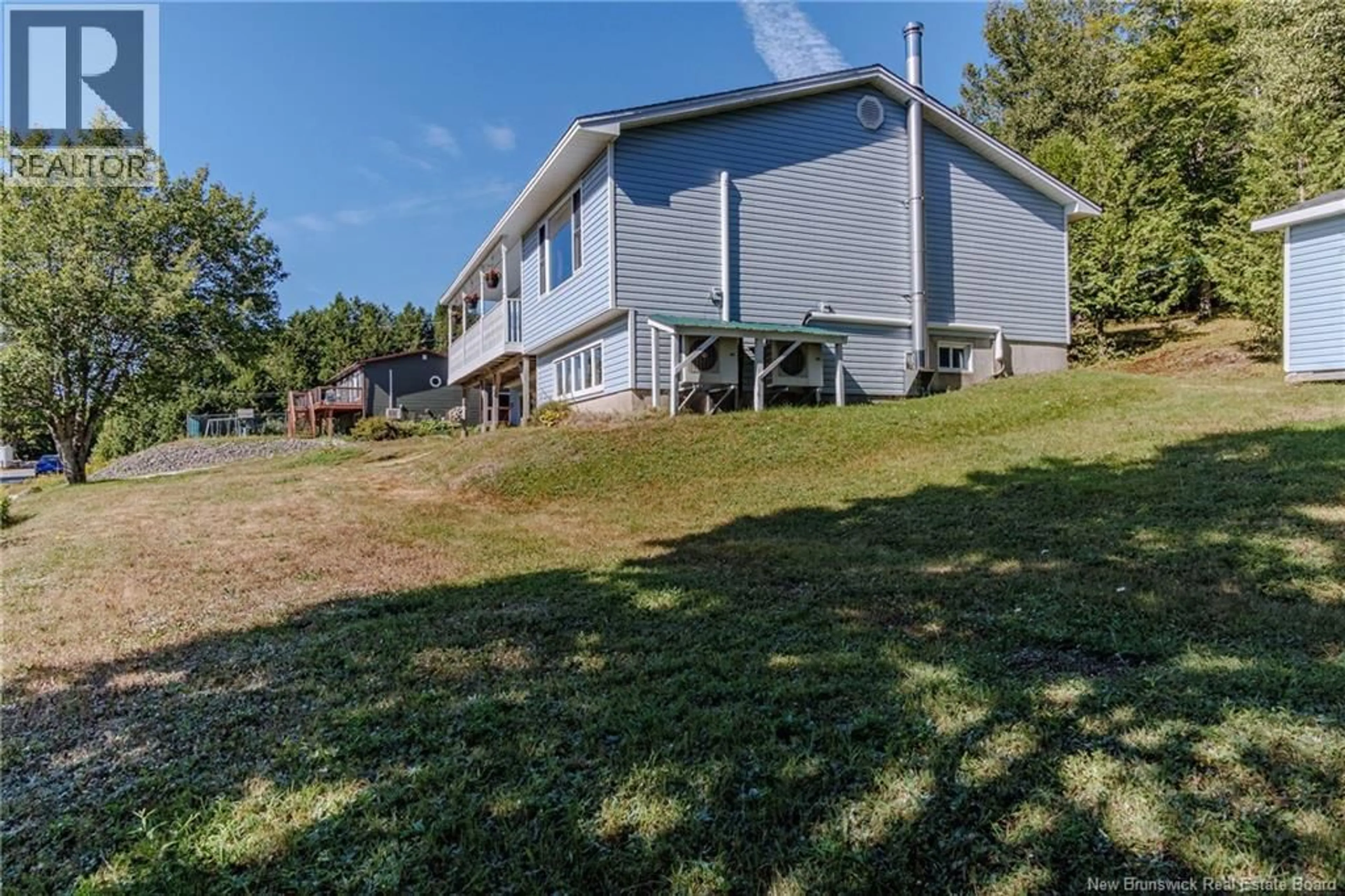 A pic from outside/outdoor area/front of a property/back of a property/a pic from drone, water/lake/river/ocean view for 8 BIRCH STREET, Garnett Settlement New Brunswick E2S1V8