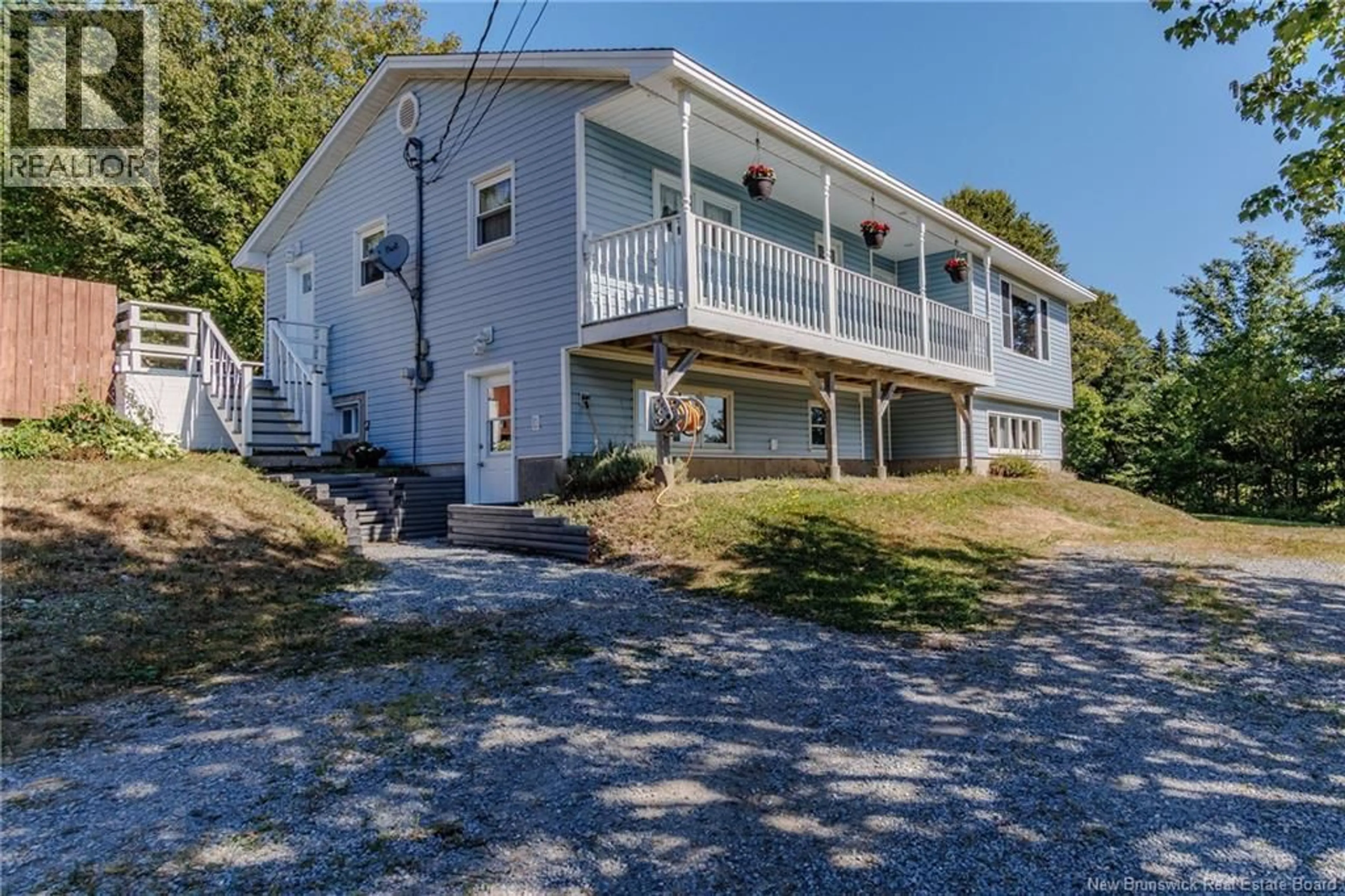 A pic from outside/outdoor area/front of a property/back of a property/a pic from drone, water/lake/river/ocean view for 8 BIRCH STREET, Garnett Settlement New Brunswick E2S1V8