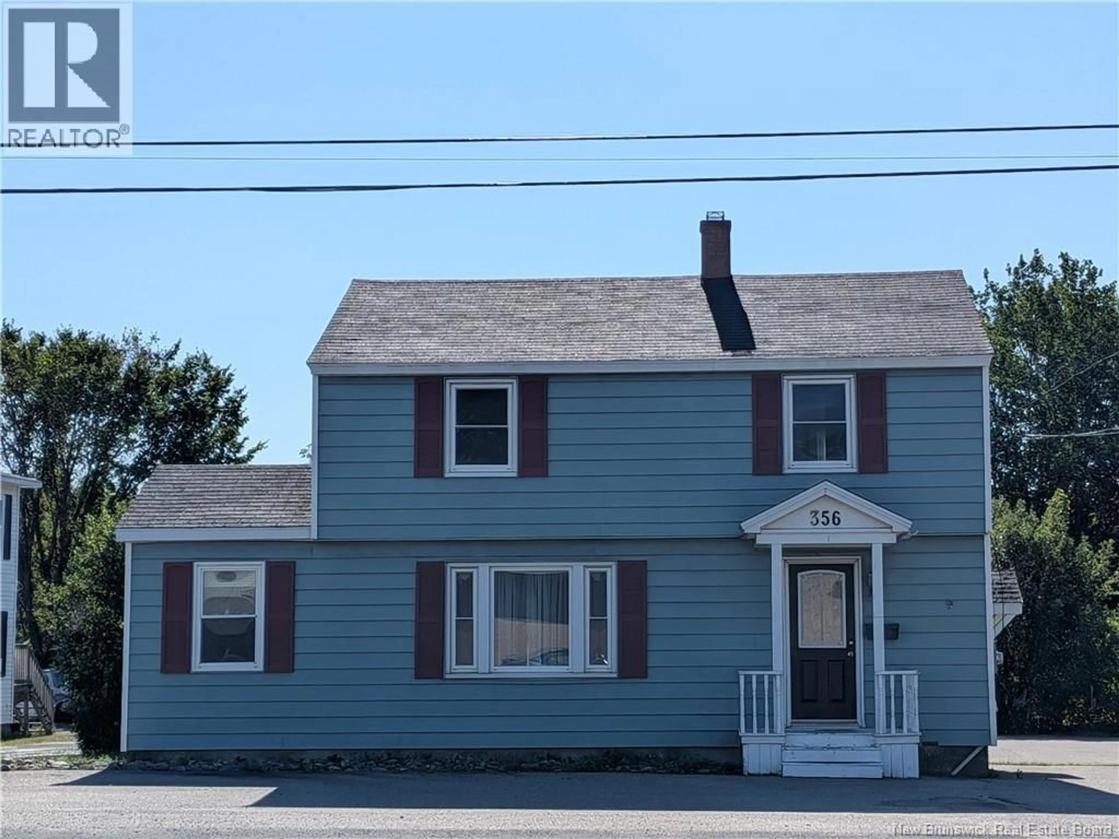 Home with vinyl exterior material, street for 356 KING GEORGE HIGHWAY, Miramichi New Brunswick E1V1L3