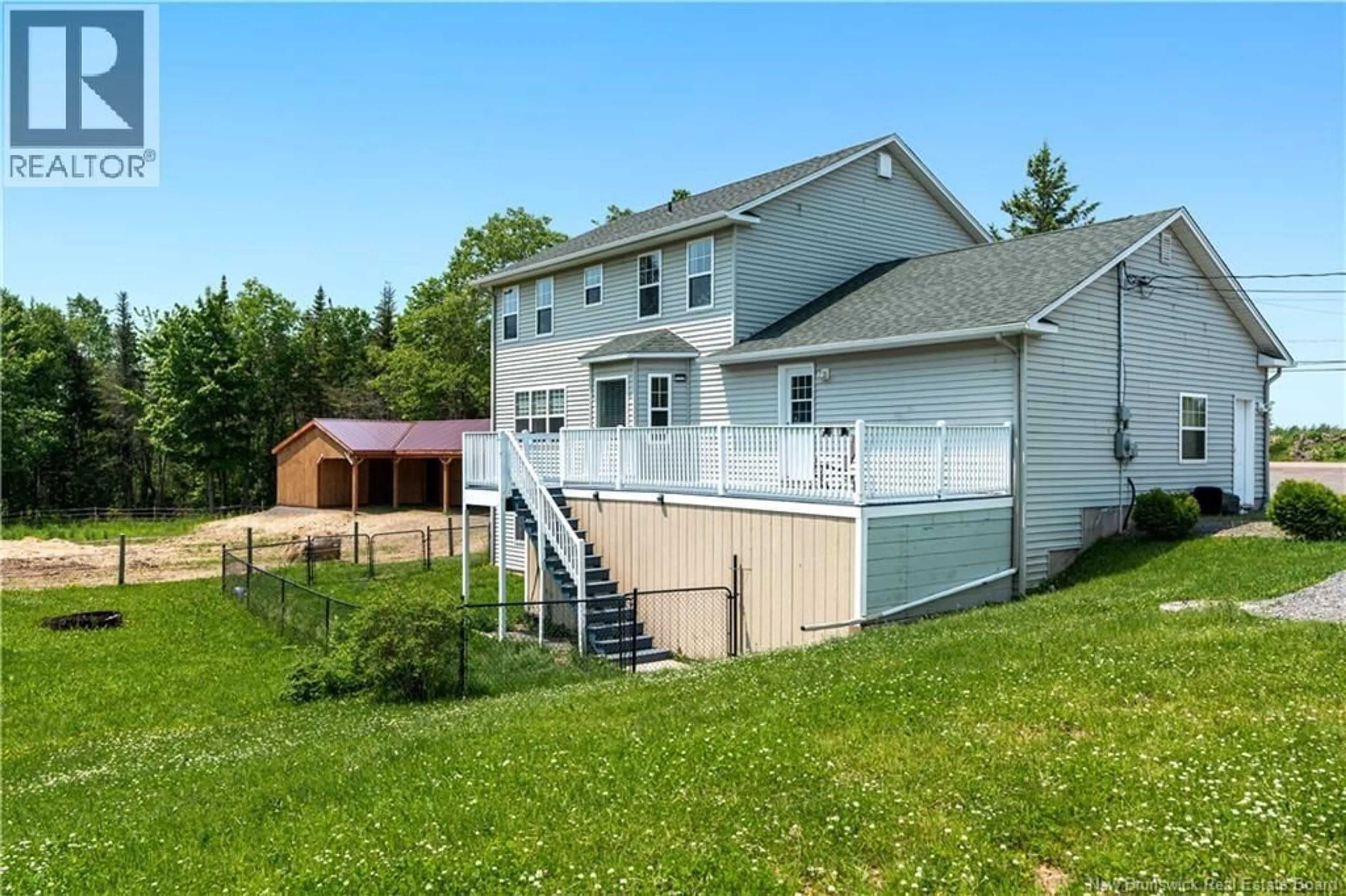 Patio, water/lake/river/ocean view for 3489 ROUTE 115, Notre-Dame New Brunswick E4V2C9