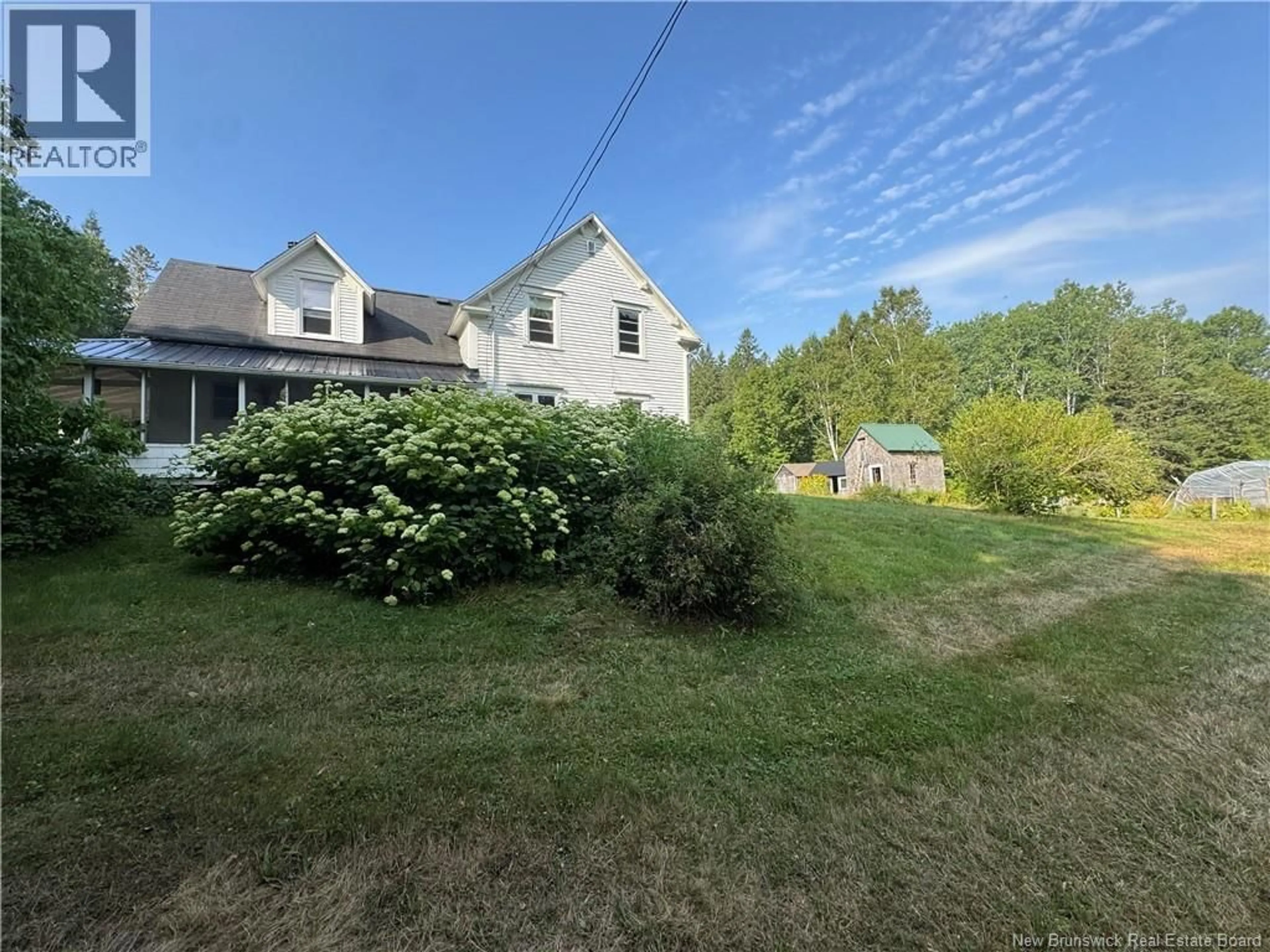 A pic from outside/outdoor area/front of a property/back of a property/a pic from drone, unknown for 19 A. PROSSER ROAD, Parkindale New Brunswick E4Z6L8