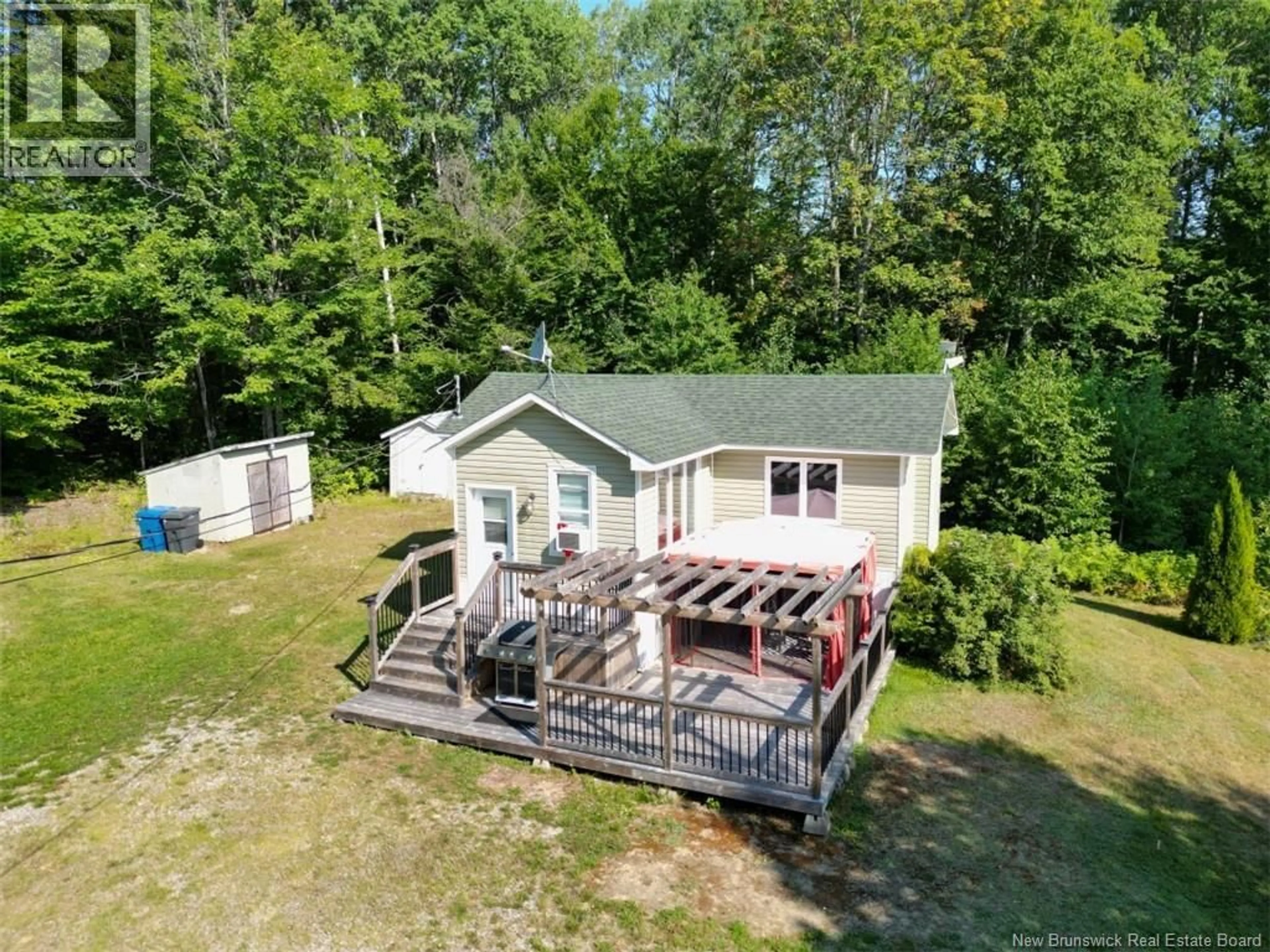 A pic from outside/outdoor area/front of a property/back of a property/a pic from drone, water/lake/river/ocean view for 1040 NEPISIGUIT FALLS, Nepisiguit Falls New Brunswick E2A6W8