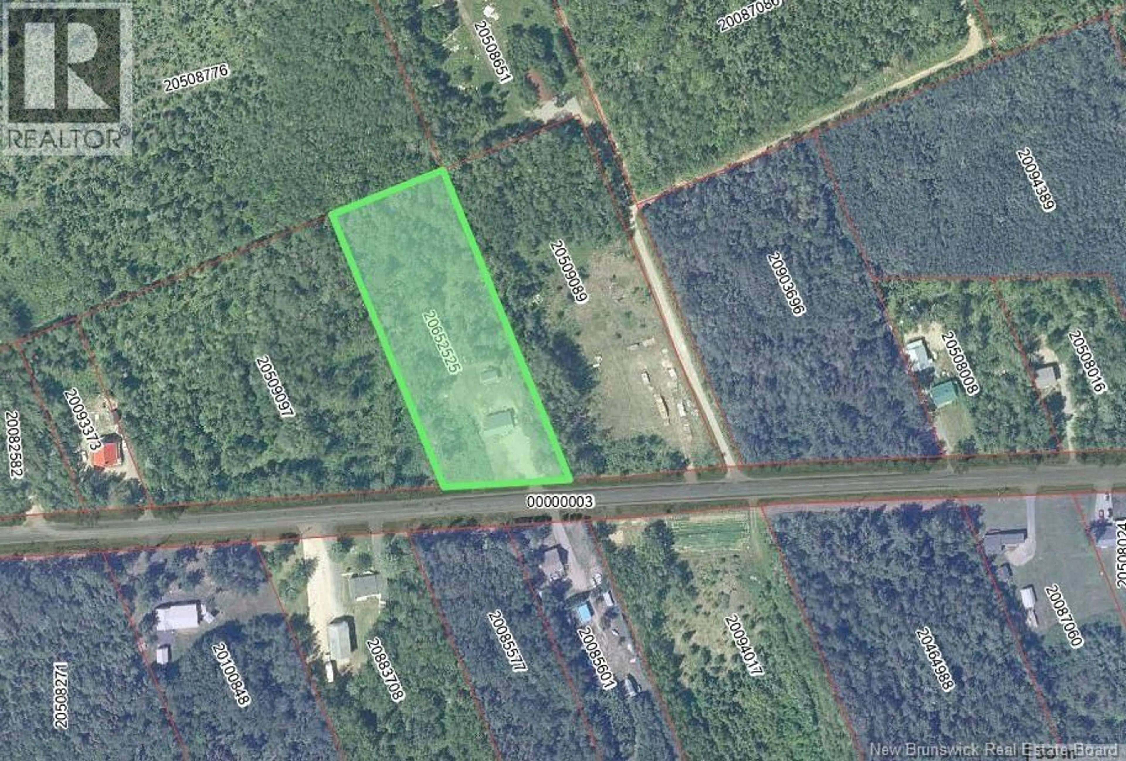 A pic from outside/outdoor area/front of a property/back of a property/a pic from drone, street for 815 RTE 303, Village-Des-Poirier New Brunswick E8N1N2