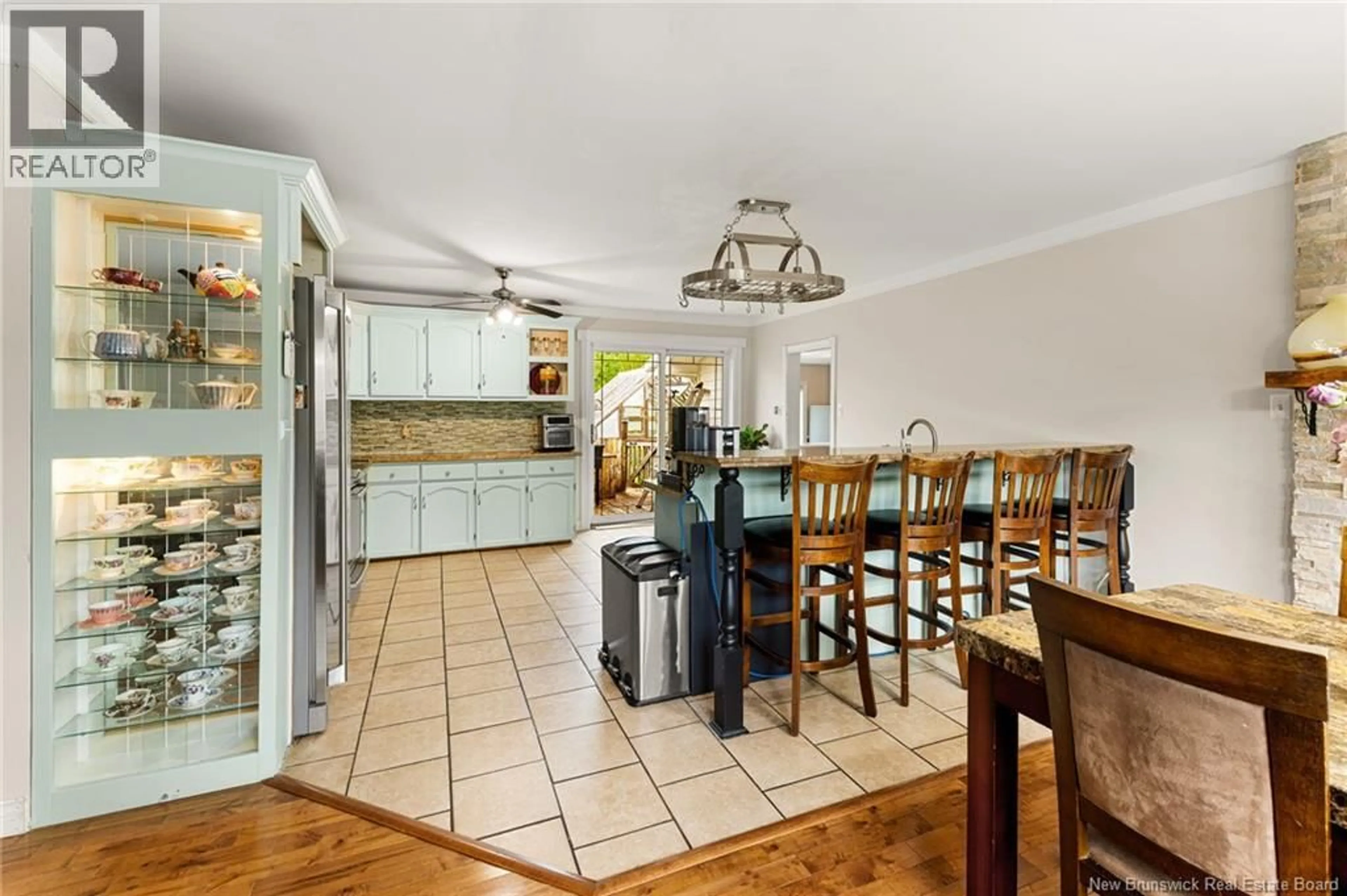 Open concept kitchen, ceramic/tile floor for 2997 ROUTE 115, Irishtown New Brunswick E1H3K3