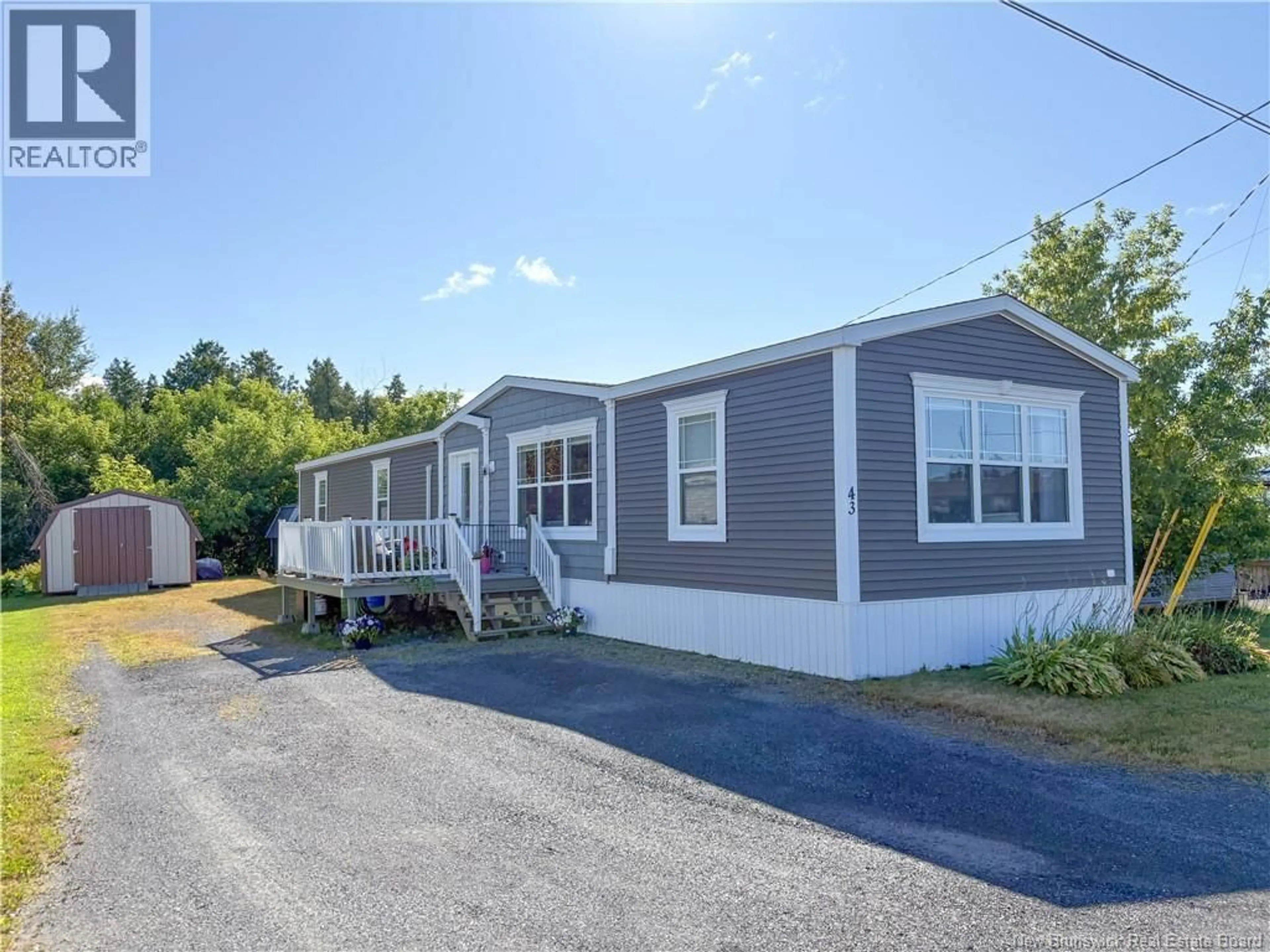 Home with vinyl exterior material, water/lake/river/ocean view for 43 CARR LANE, Jacksonville New Brunswick E7M0G2