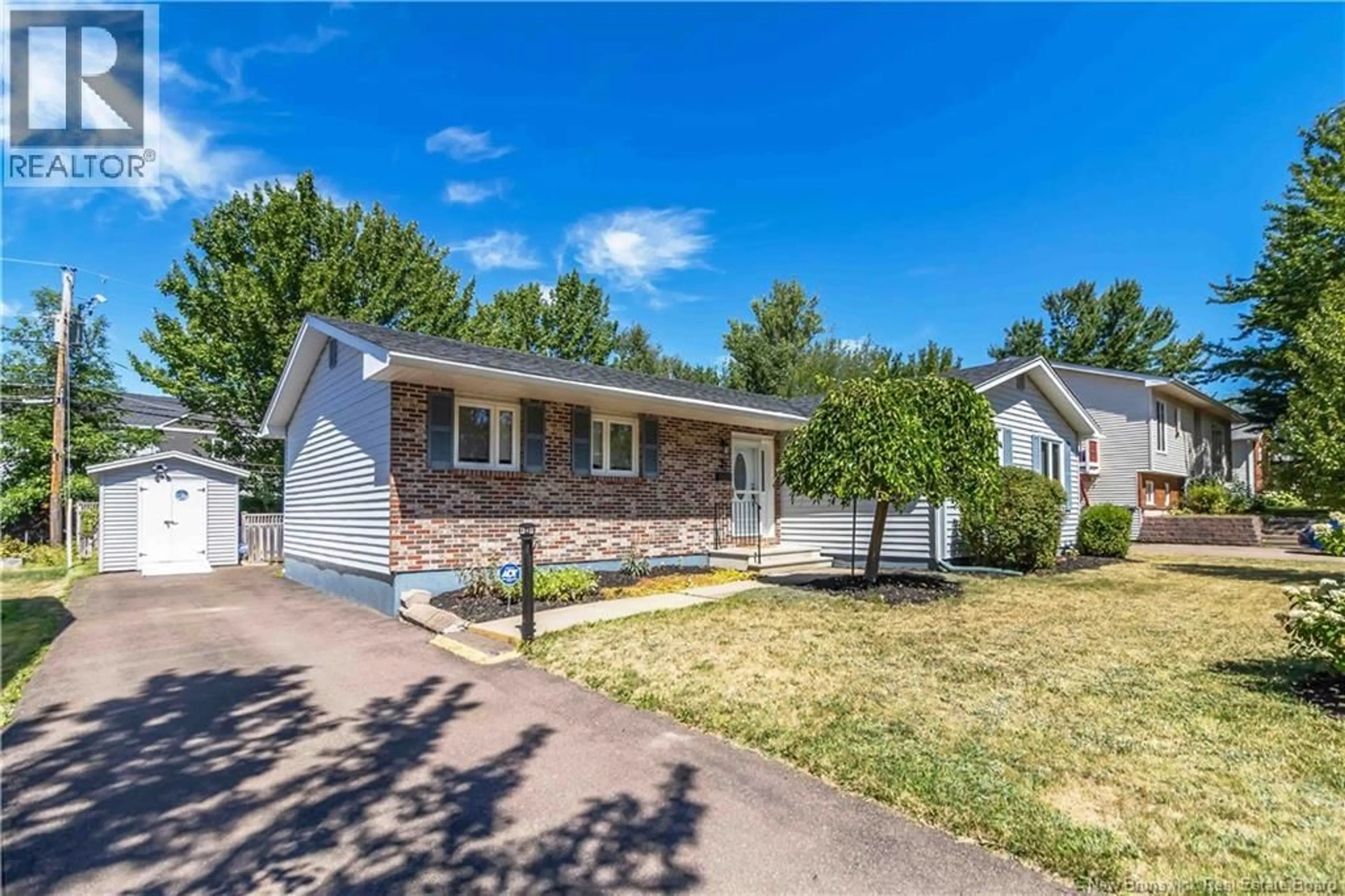 Home with vinyl exterior material, street for 35 CRESTWOOD DRIVE, Moncton New Brunswick E1C9C5