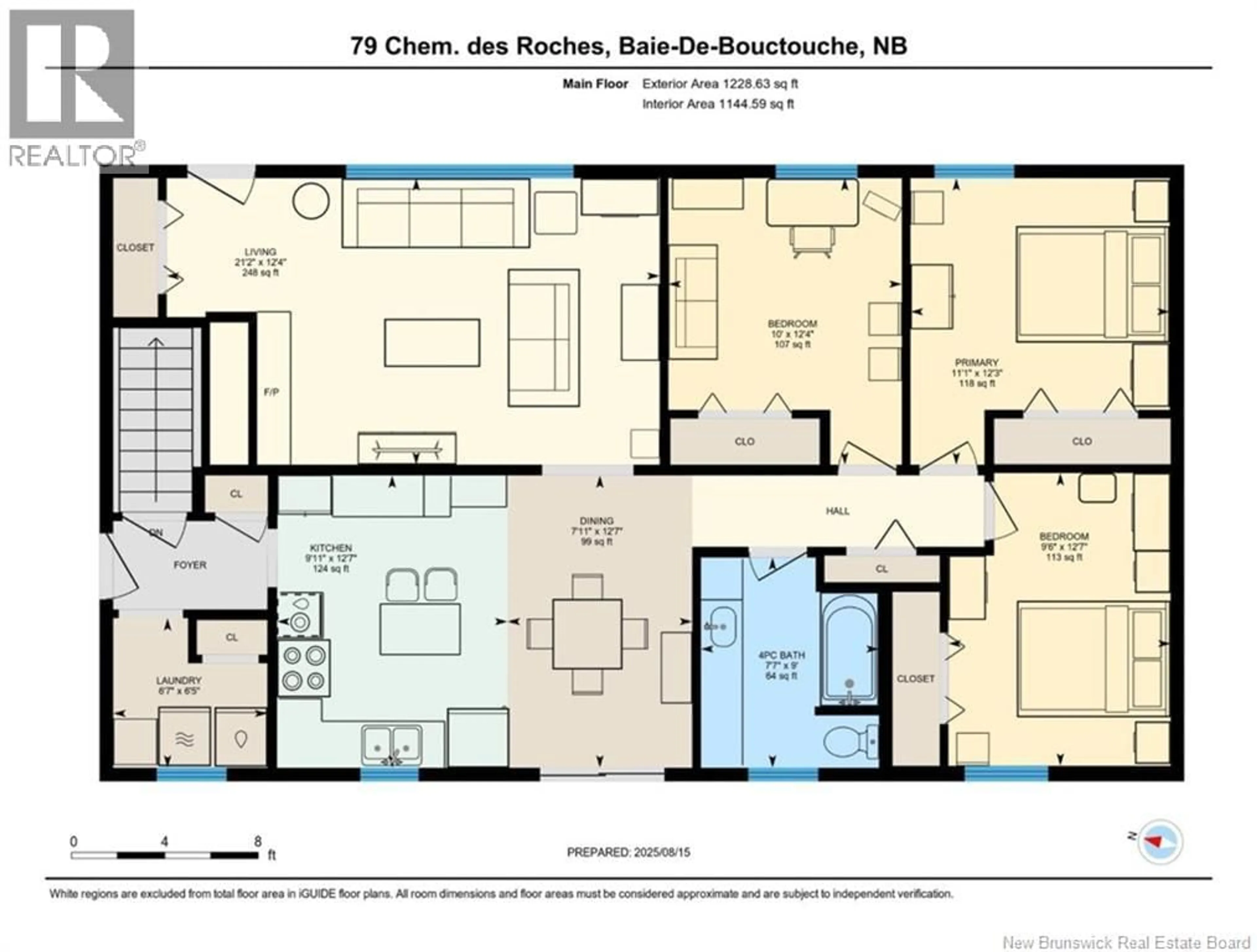Floor plan for 79 CH. DES ROCHES, Bouctouche New Brunswick E4S4L9