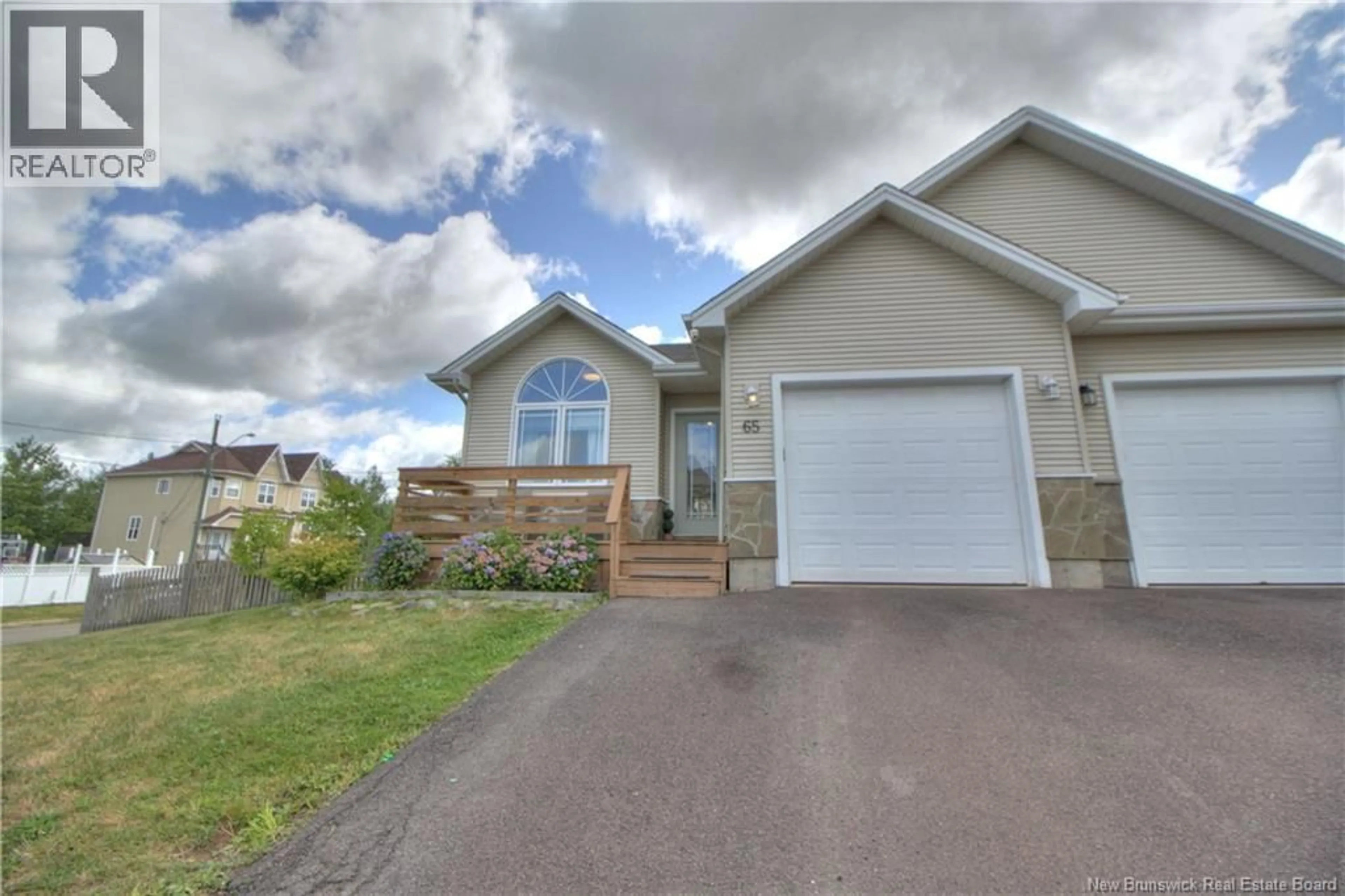 Home with vinyl exterior material, street for 65 GAGNON DRIVE, Moncton New Brunswick E1A0A6