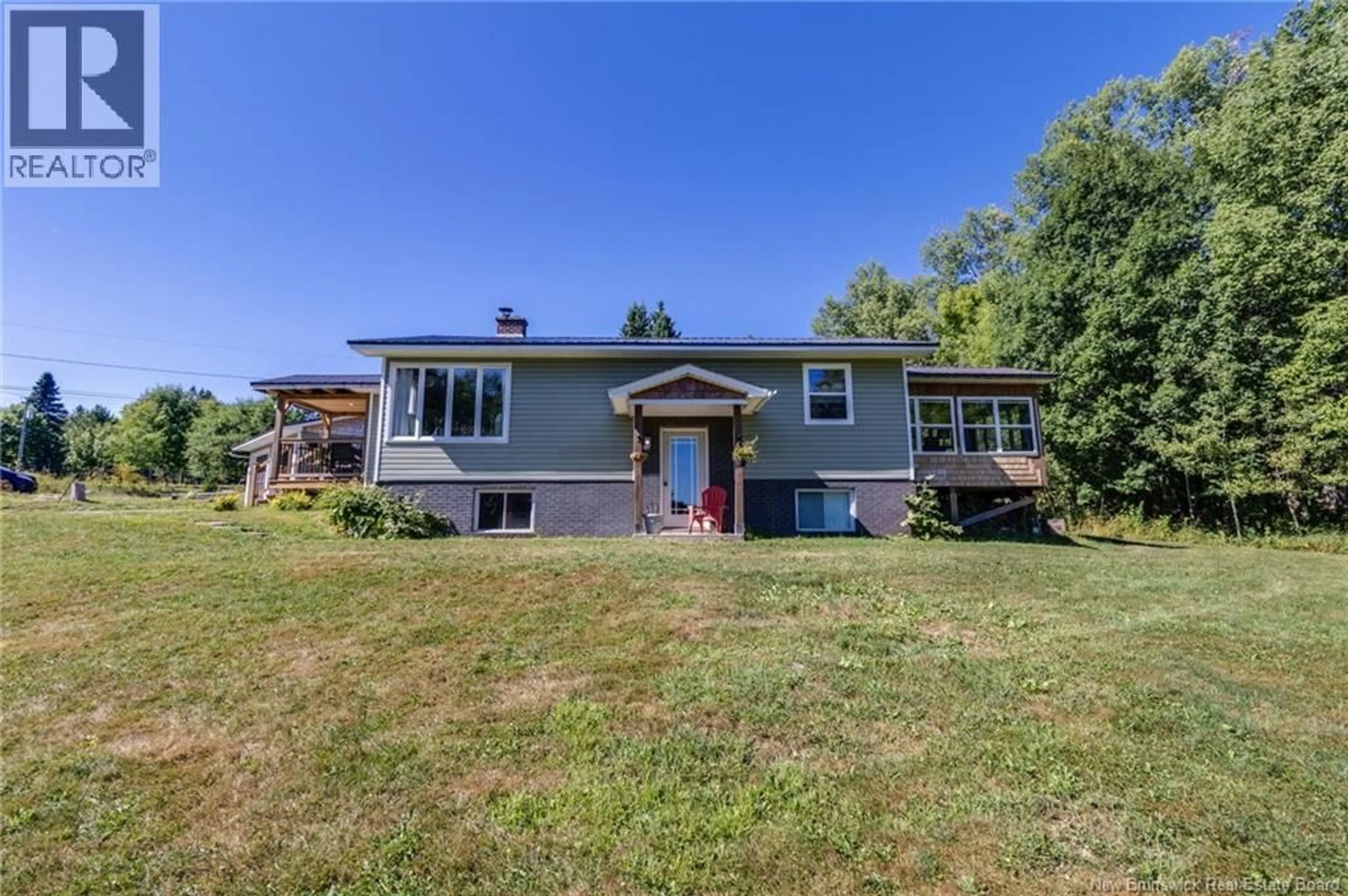 A pic from outside/outdoor area/front of a property/back of a property/a pic from drone, unknown for 150 LOWER STONERIDGE ROAD, Burtts Corner New Brunswick E6L2P5