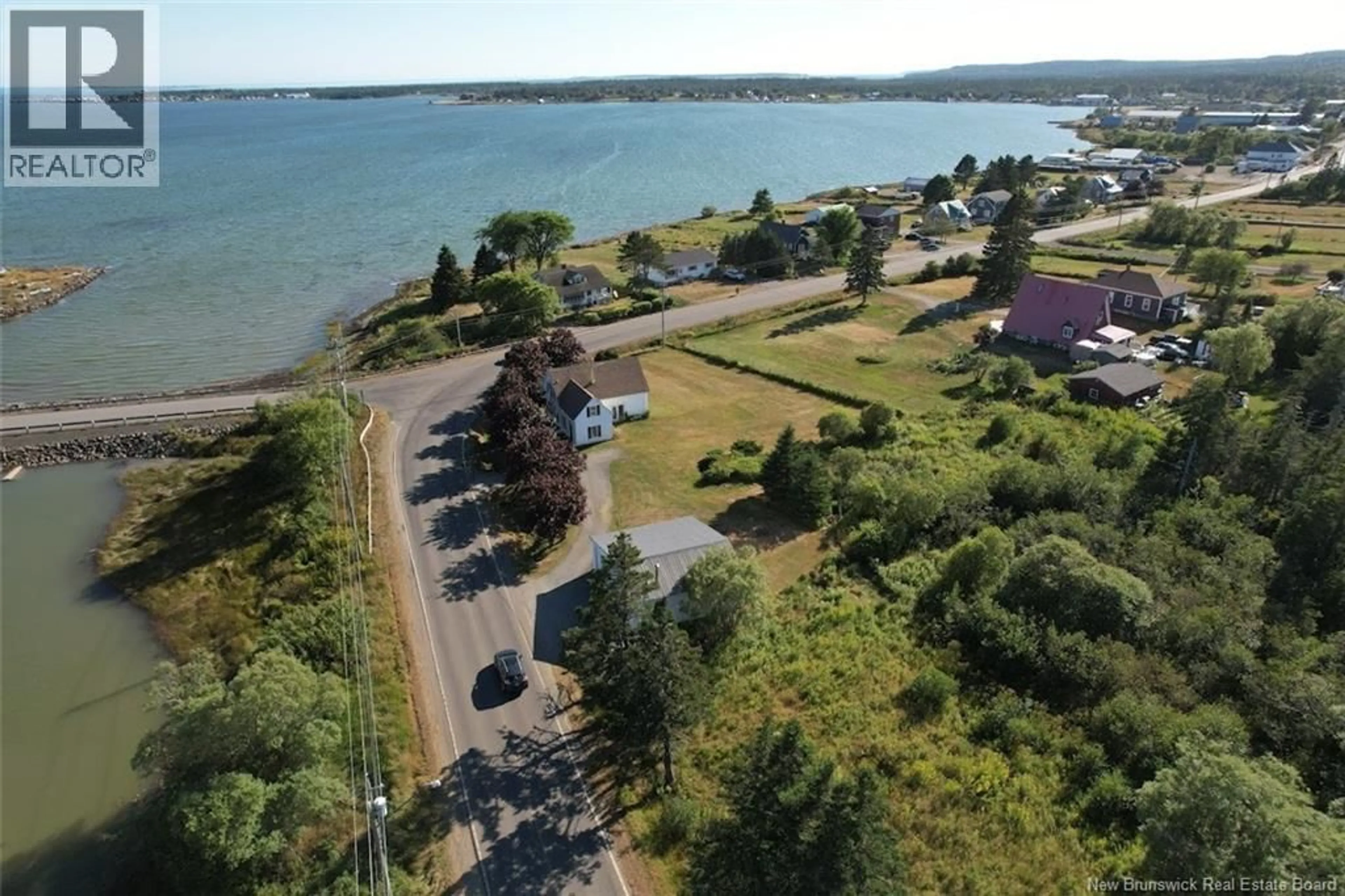 A pic from outside/outdoor area/front of a property/back of a property/a pic from drone, water/lake/river/ocean view for 1088 ROUTE 776, Grand Manan Island New Brunswick E5G1A5