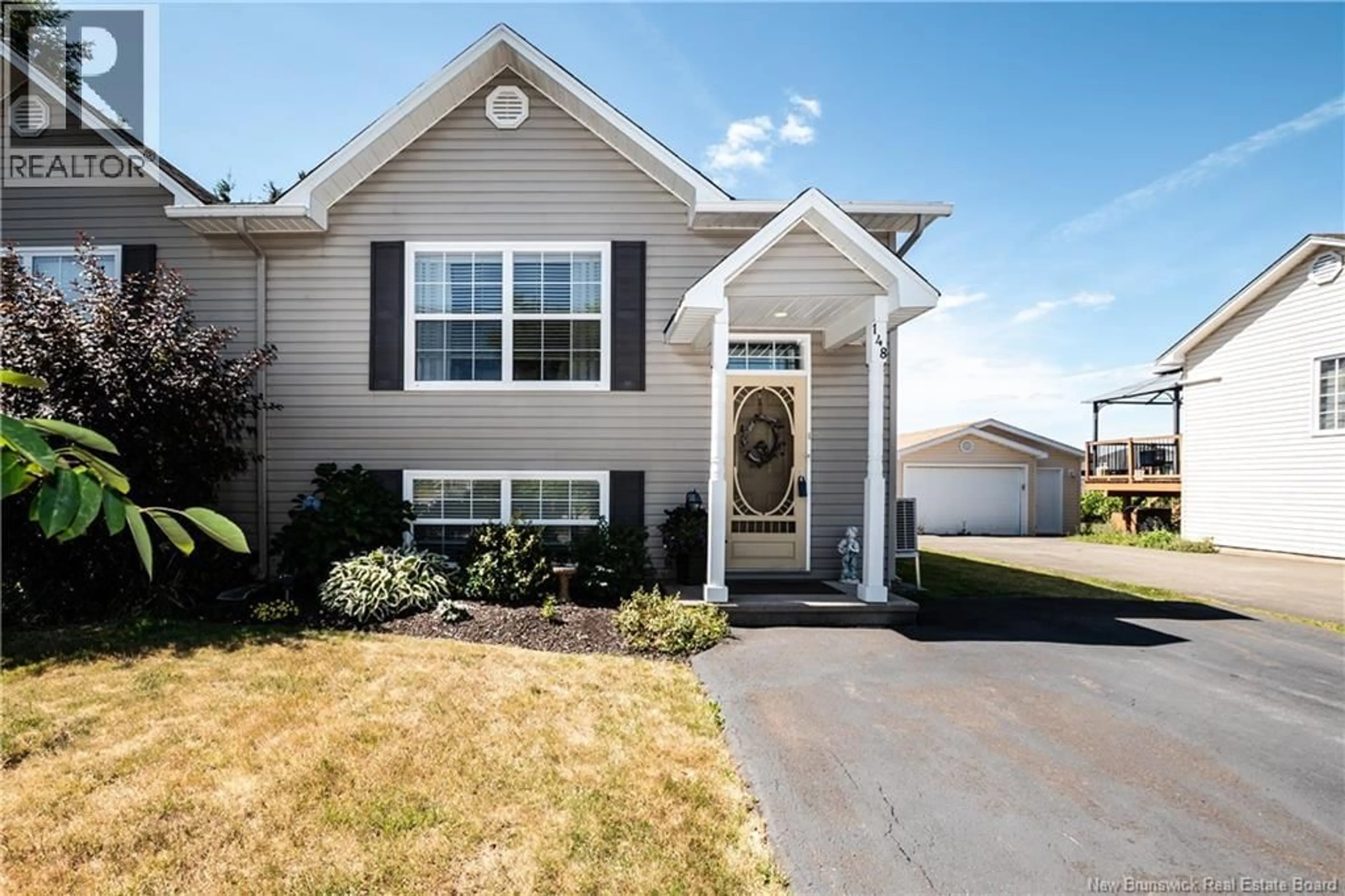 Home with vinyl exterior material, street for 148 PENROSE, Moncton New Brunswick E1E4W6