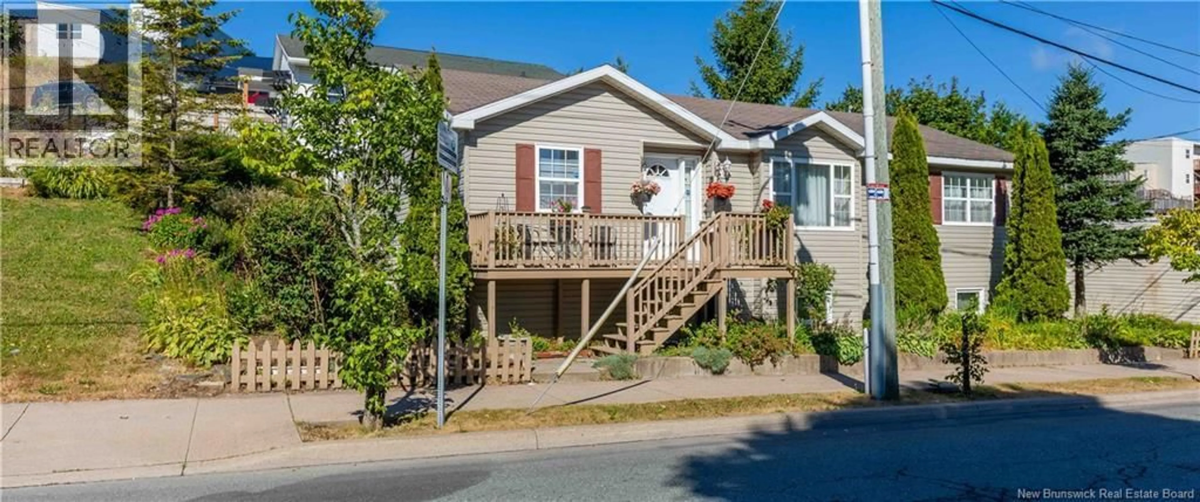 Home with vinyl exterior material, street for 677 BRUNSWICK DRIVE, Saint John New Brunswick E2L3T1