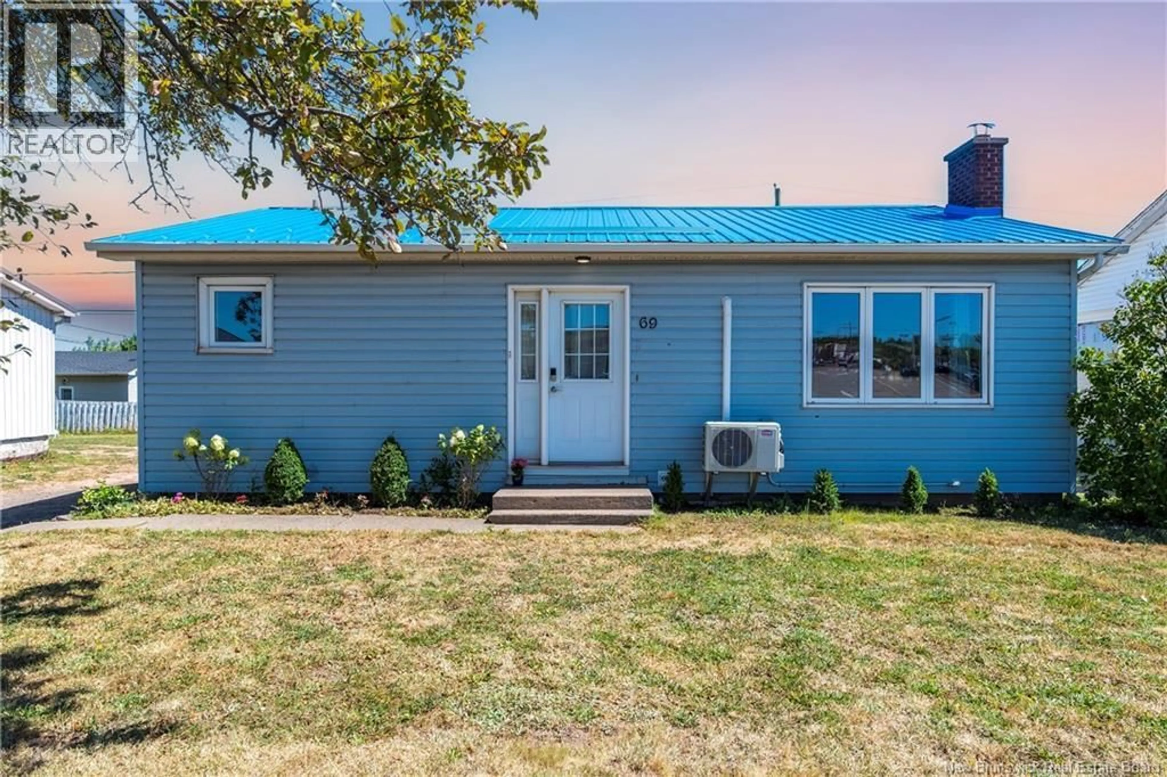 Home with vinyl exterior material, street for 69 MAPLETON ROAD, Moncton New Brunswick E1C7W6