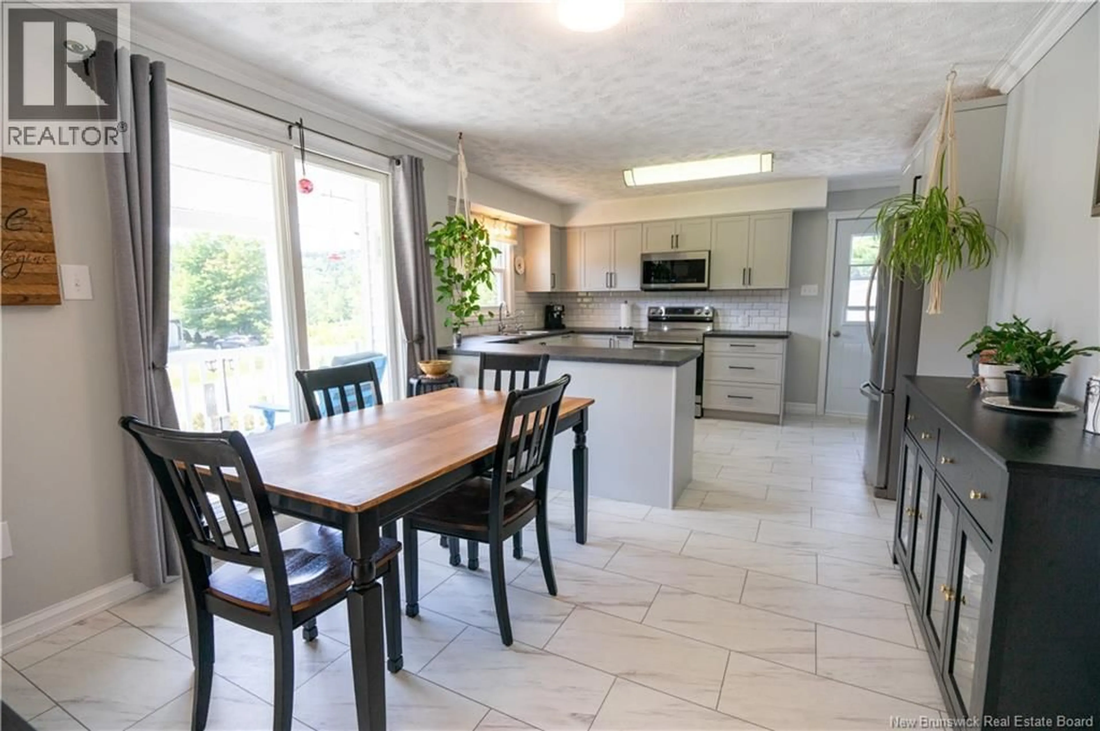 Open concept kitchen, ceramic/tile floor for 13 RAINBOW CRESCENT, Grand Bay-Westfield New Brunswick E5K2T1