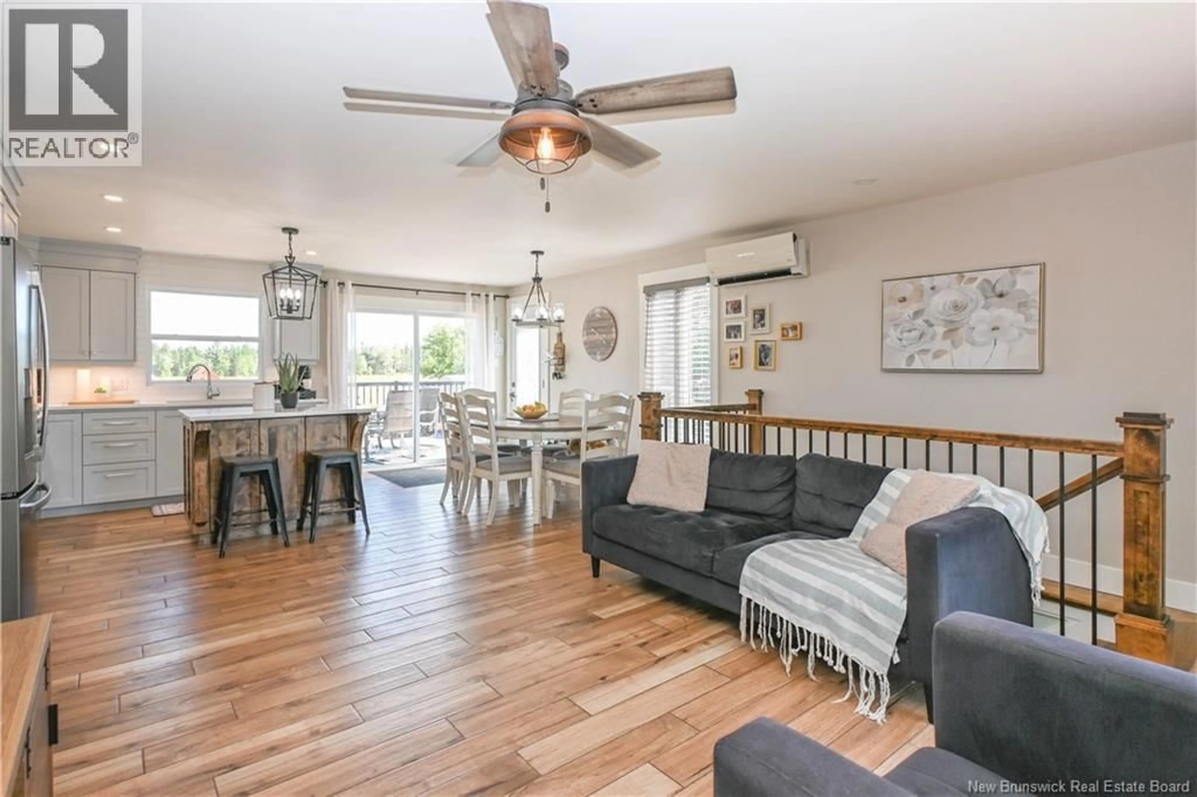 Living room with furniture, wood/laminate floor for 876 445 ROUTE, Fairisle New Brunswick E9G2X6