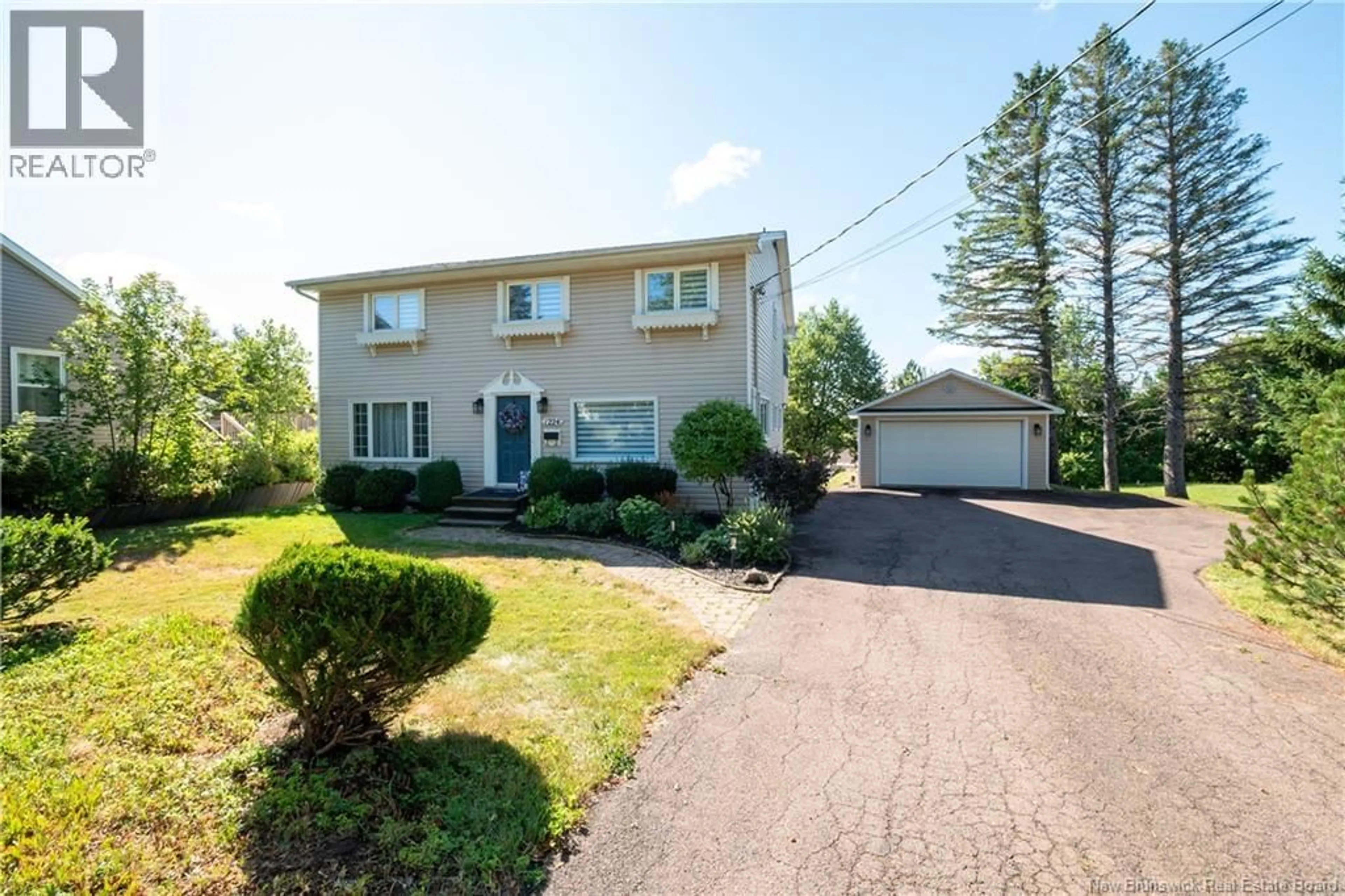 A pic from outside/outdoor area/front of a property/back of a property/a pic from drone, street for 1224 SALISBURY ROAD, Moncton New Brunswick E1E3W1