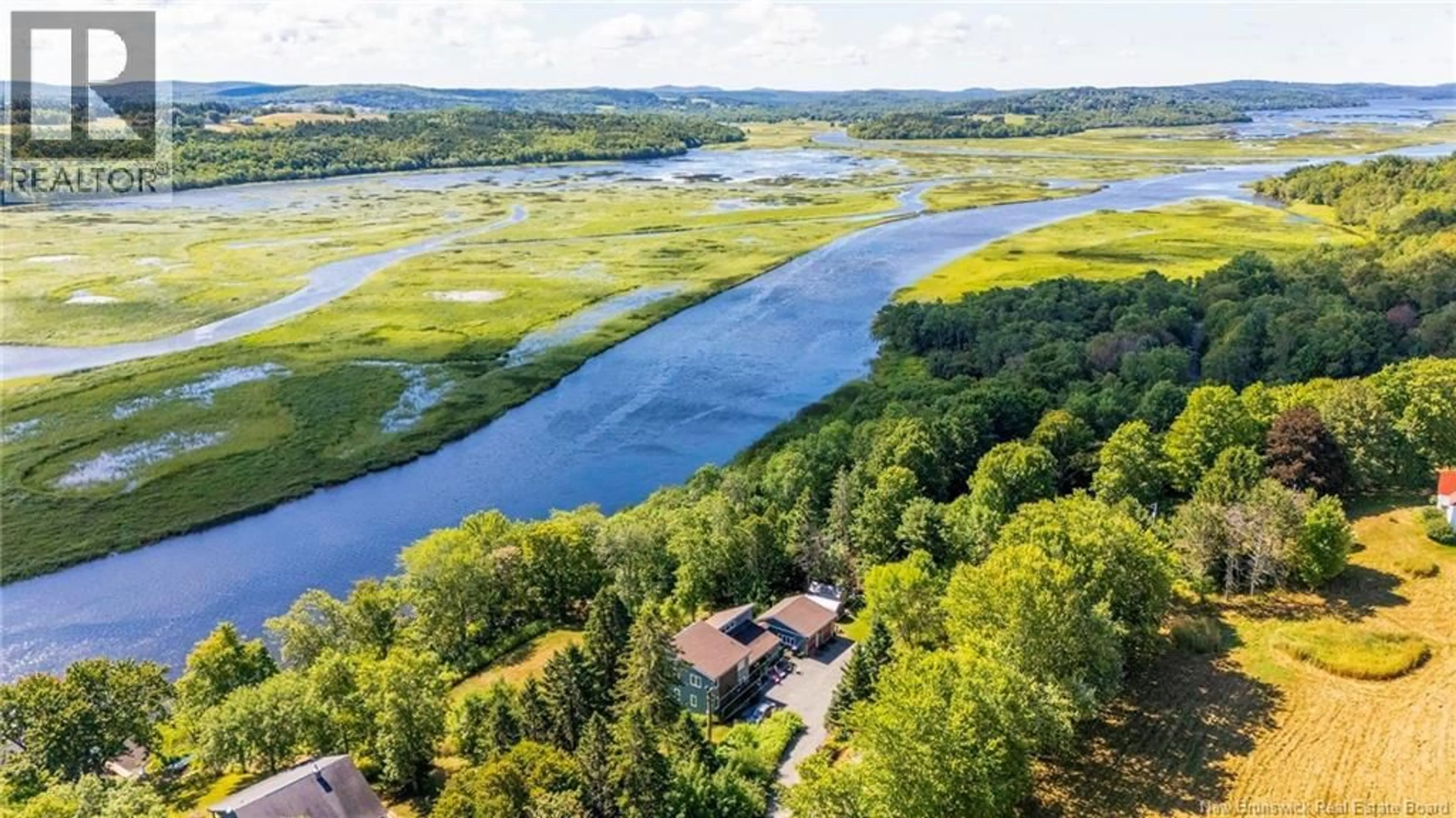 A pic from outside/outdoor area/front of a property/back of a property/a pic from drone, water/lake/river/ocean view for 351 NORTON SHORE ROAD, Hampton New Brunswick E5N6K2
