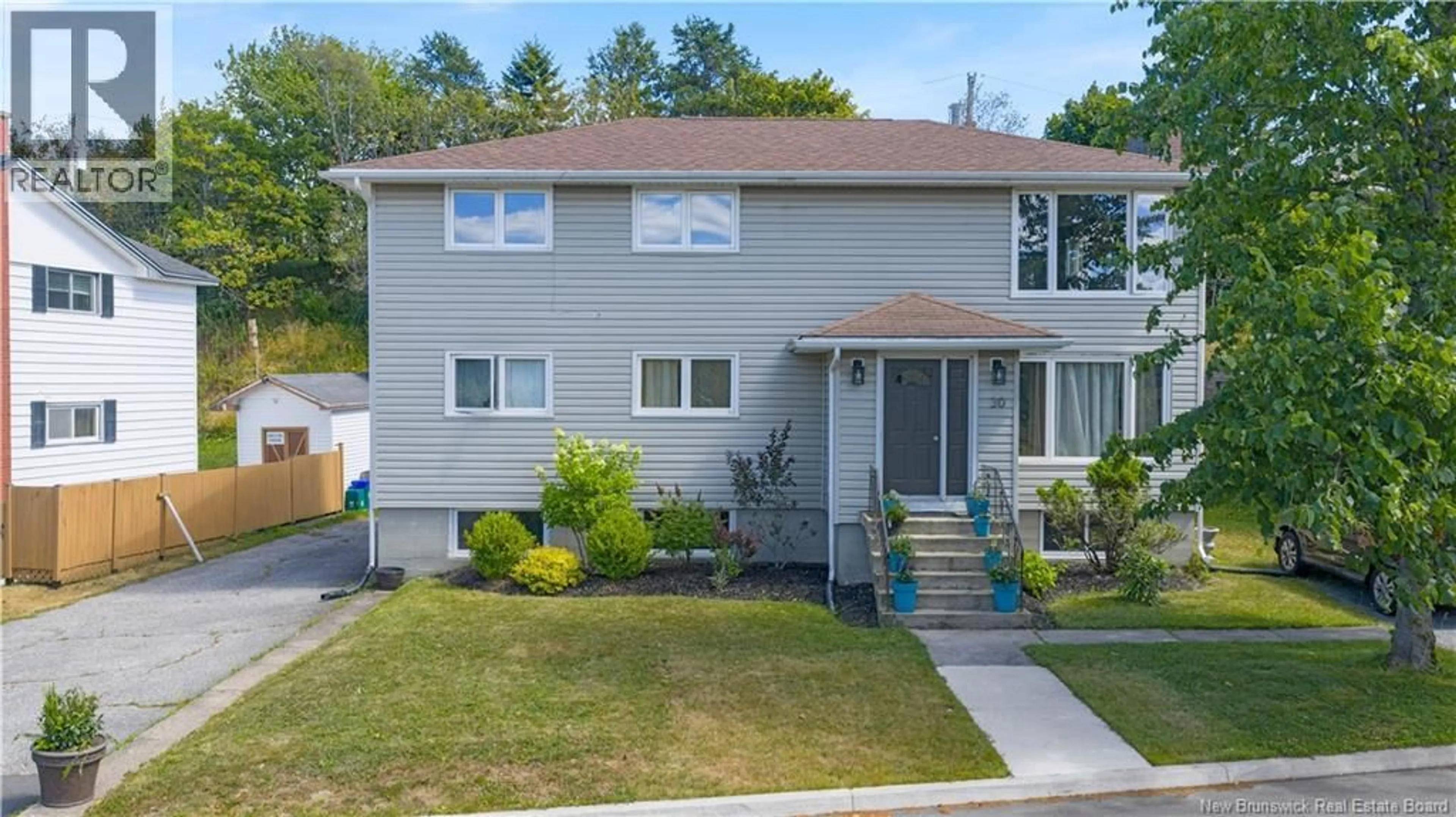 Home with vinyl exterior material, street for 30 MCLAUGHLIN CRESCENT, Saint John New Brunswick E2J2K2