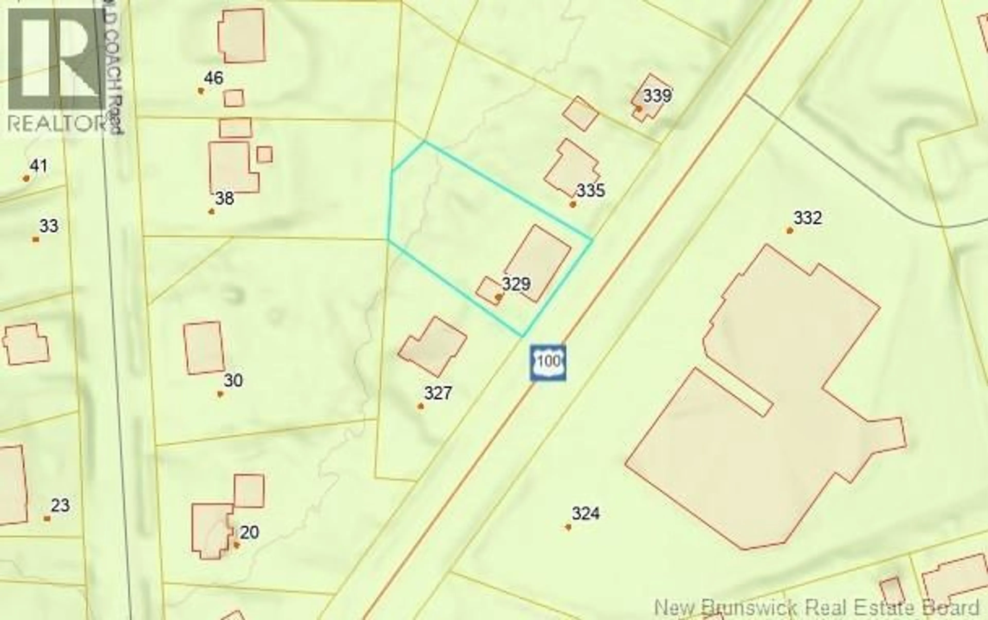 Picture of a map for 331 HAMPTON ROAD, Quispamsis New Brunswick E2E4T1