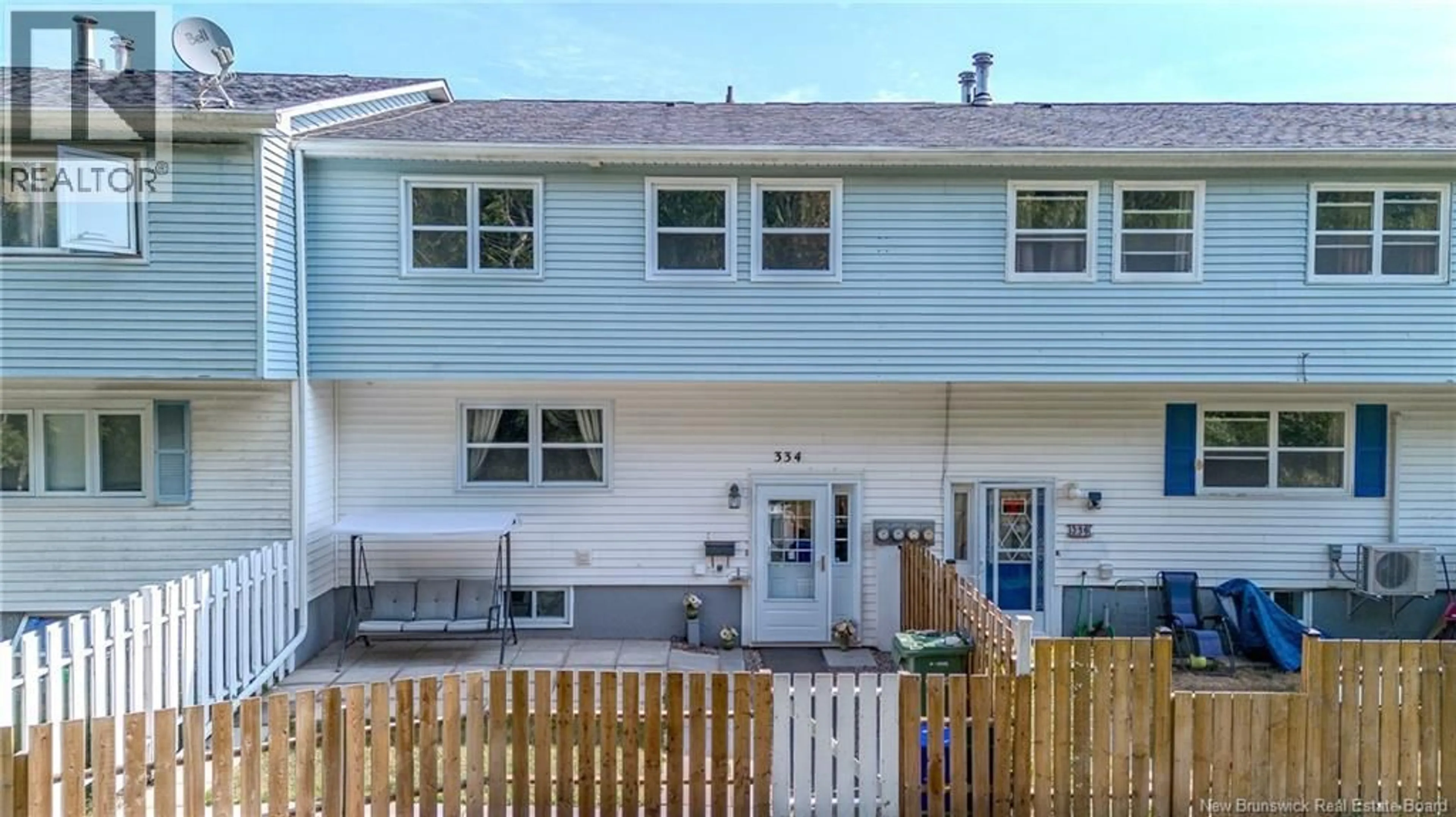Home with vinyl exterior material, street for 334 TARTAN STREET, Saint John New Brunswick E2M0E2