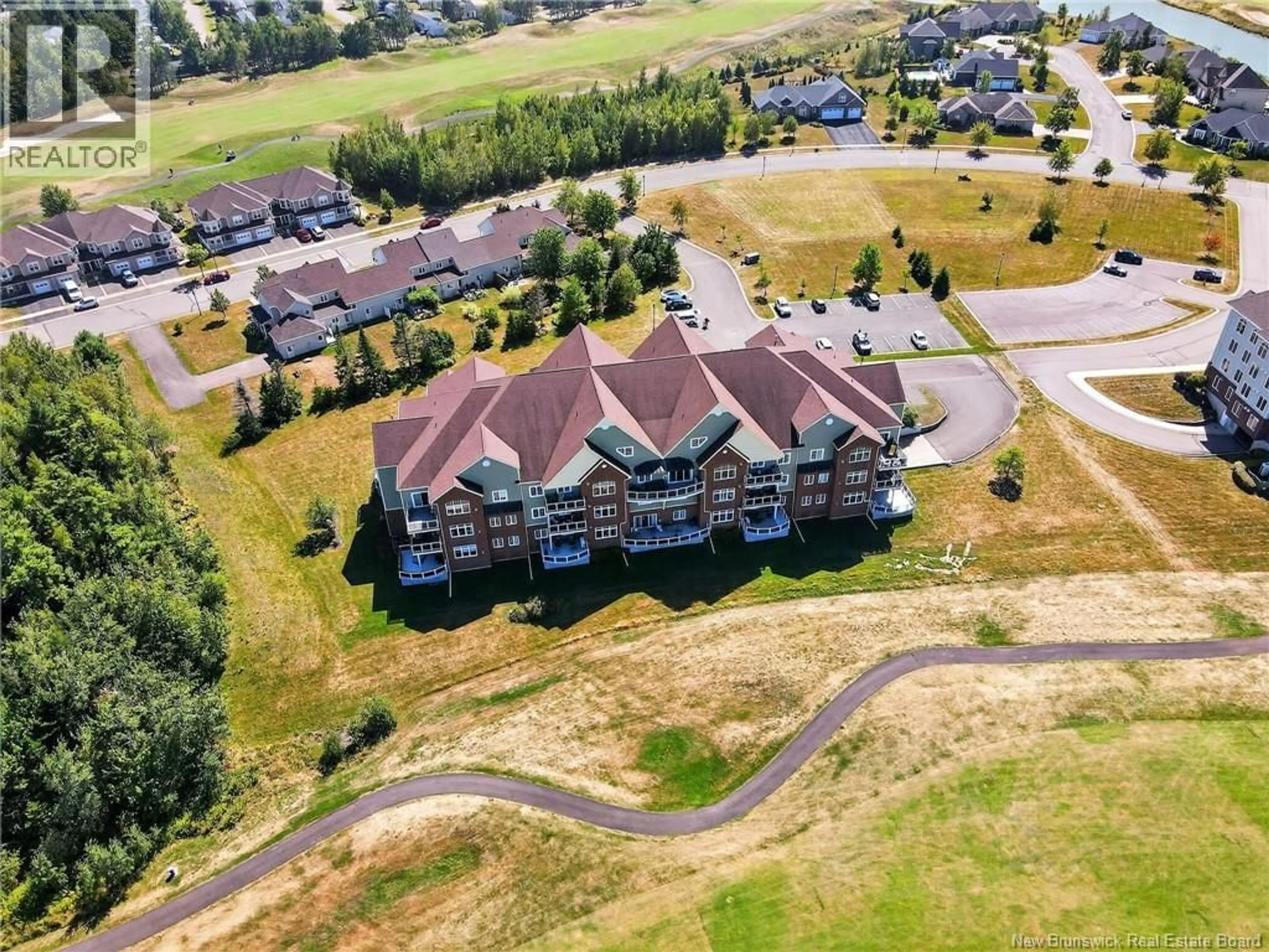 A pic from outside/outdoor area/front of a property/back of a property/a pic from drone, mountain view for 163 ROYAL OAKS BOULEVARD, Moncton New Brunswick E1H2C7