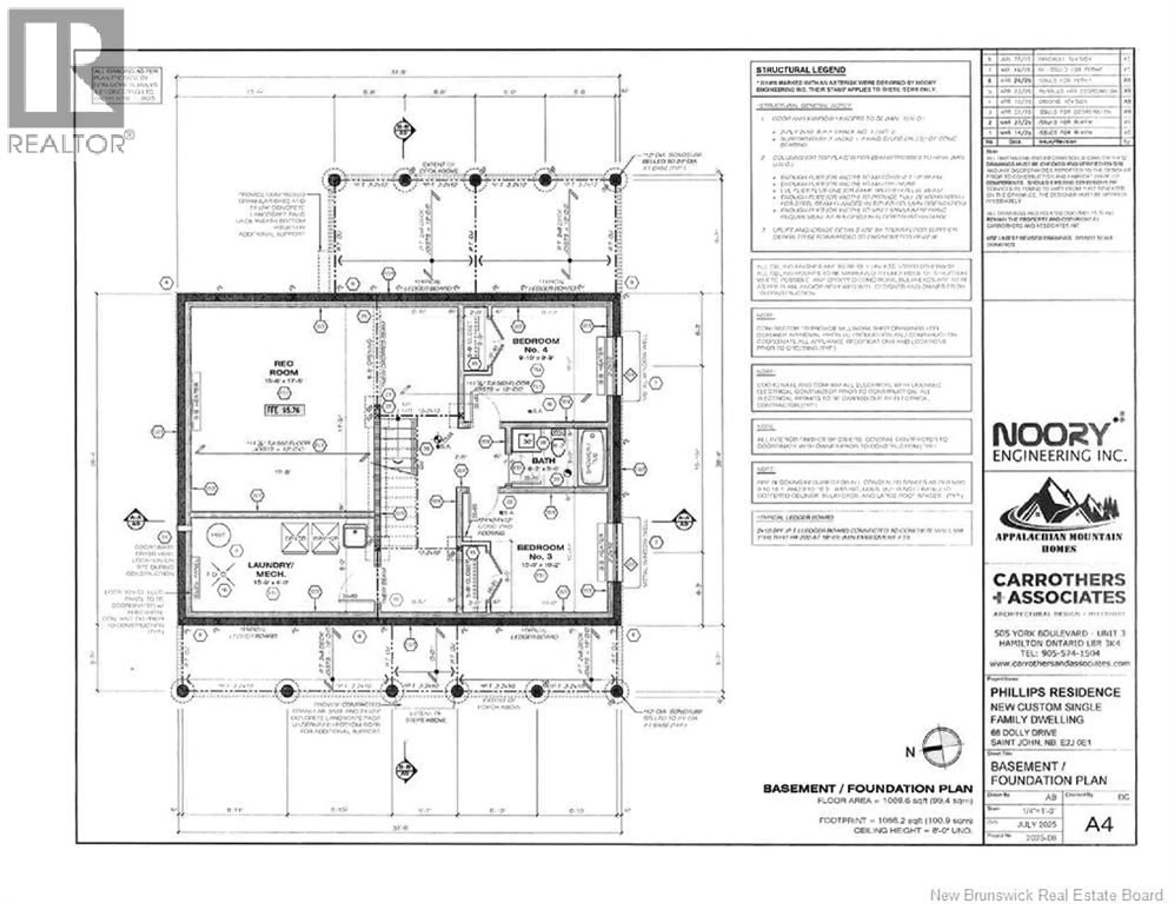 Floor plan for 66 DOLLY DRIVE, Saint John New Brunswick E2J0E1