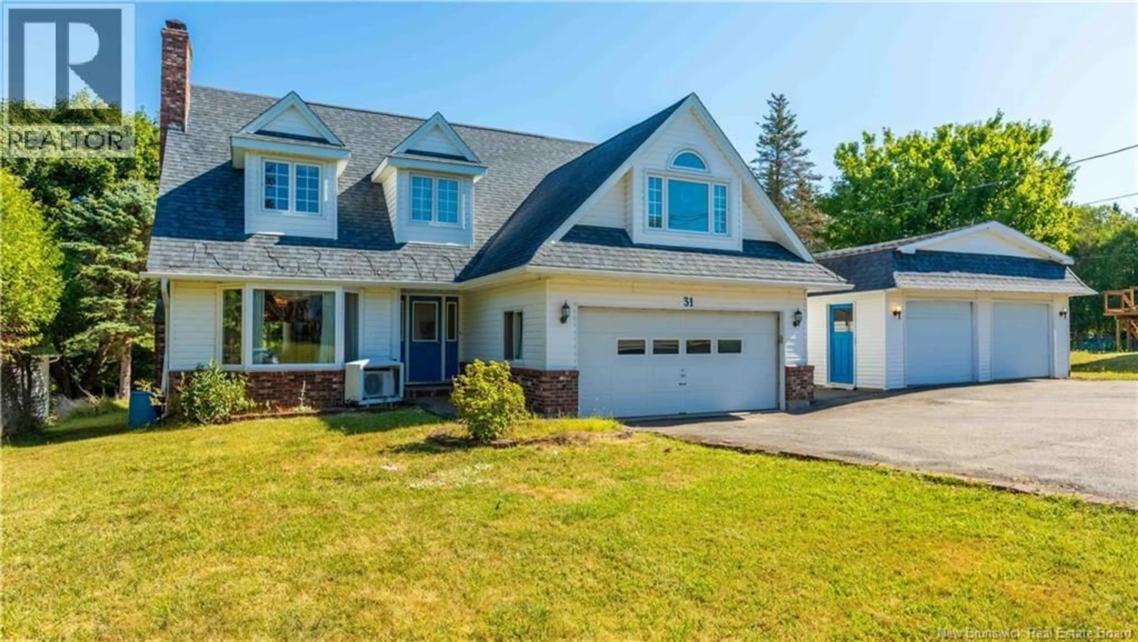 Home with vinyl exterior material, street for 31 LIONEL DRIVE, Quispamsis New Brunswick E2E1K6