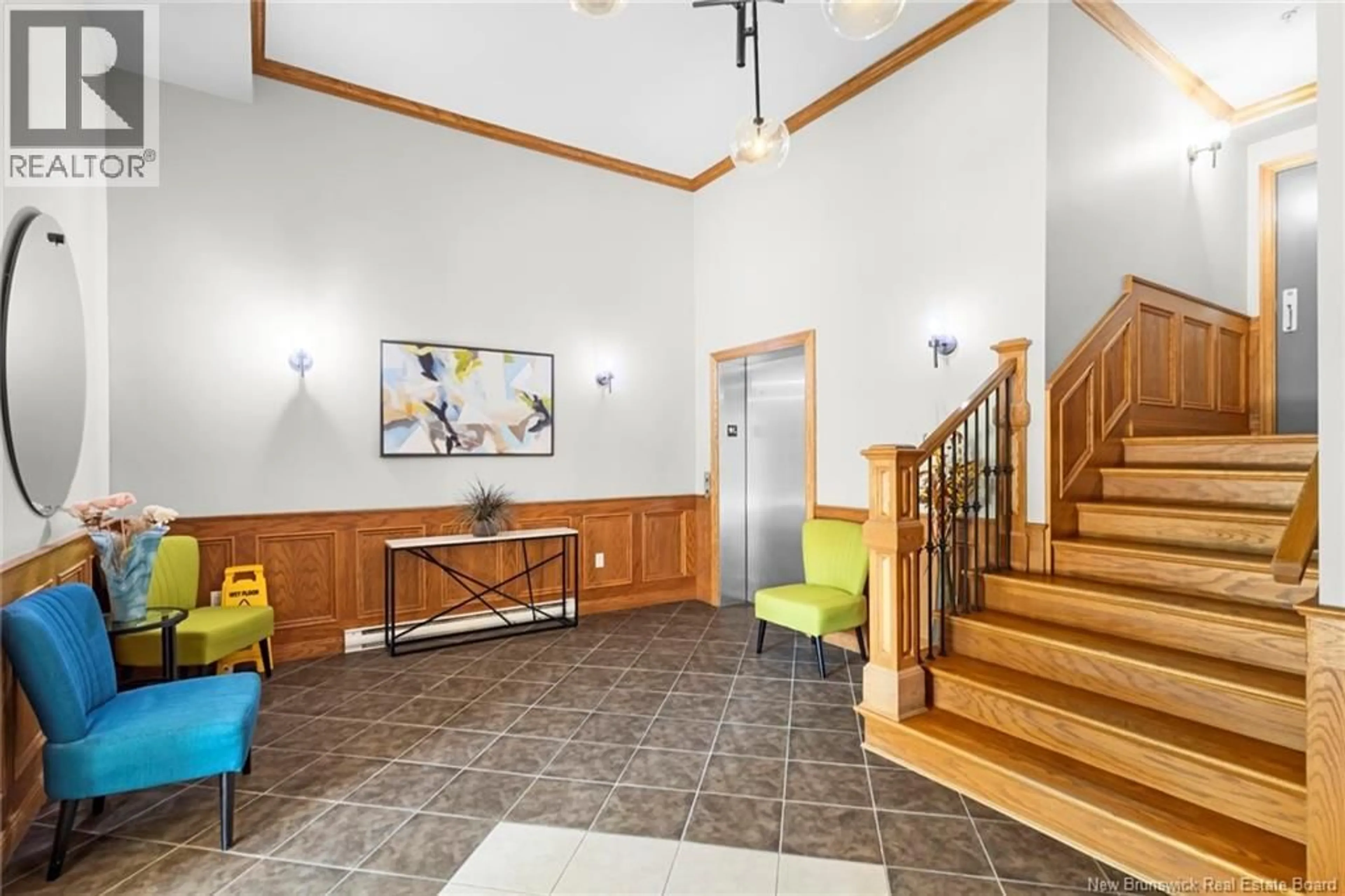 Indoor foyer for 407 - 362 CARLETON STREET, Fredericton New Brunswick E3B0C8