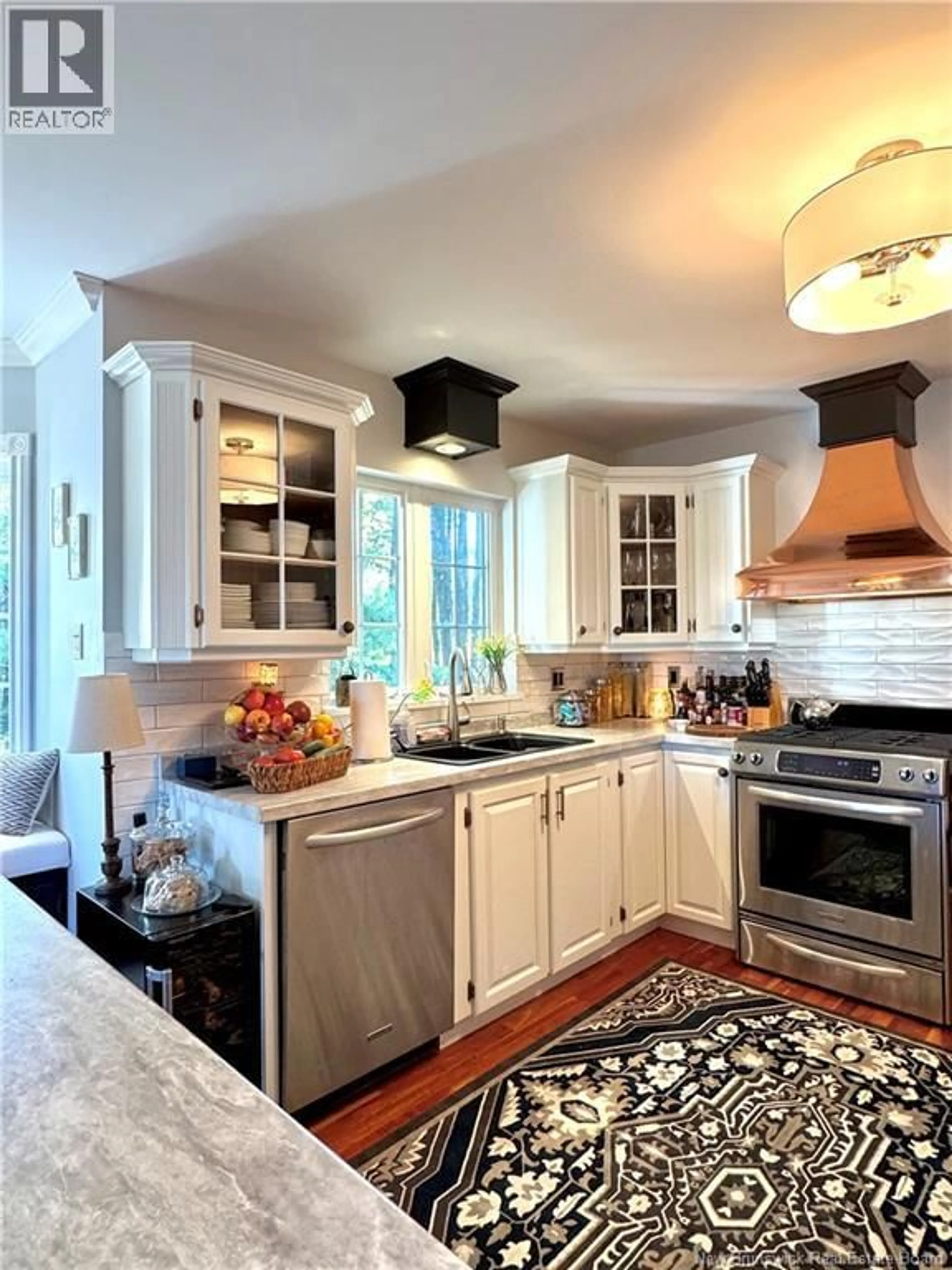Contemporary kitchen, ceramic/tile floor for 9 HARPER ROAD, Miramichi New Brunswick E1N4R7