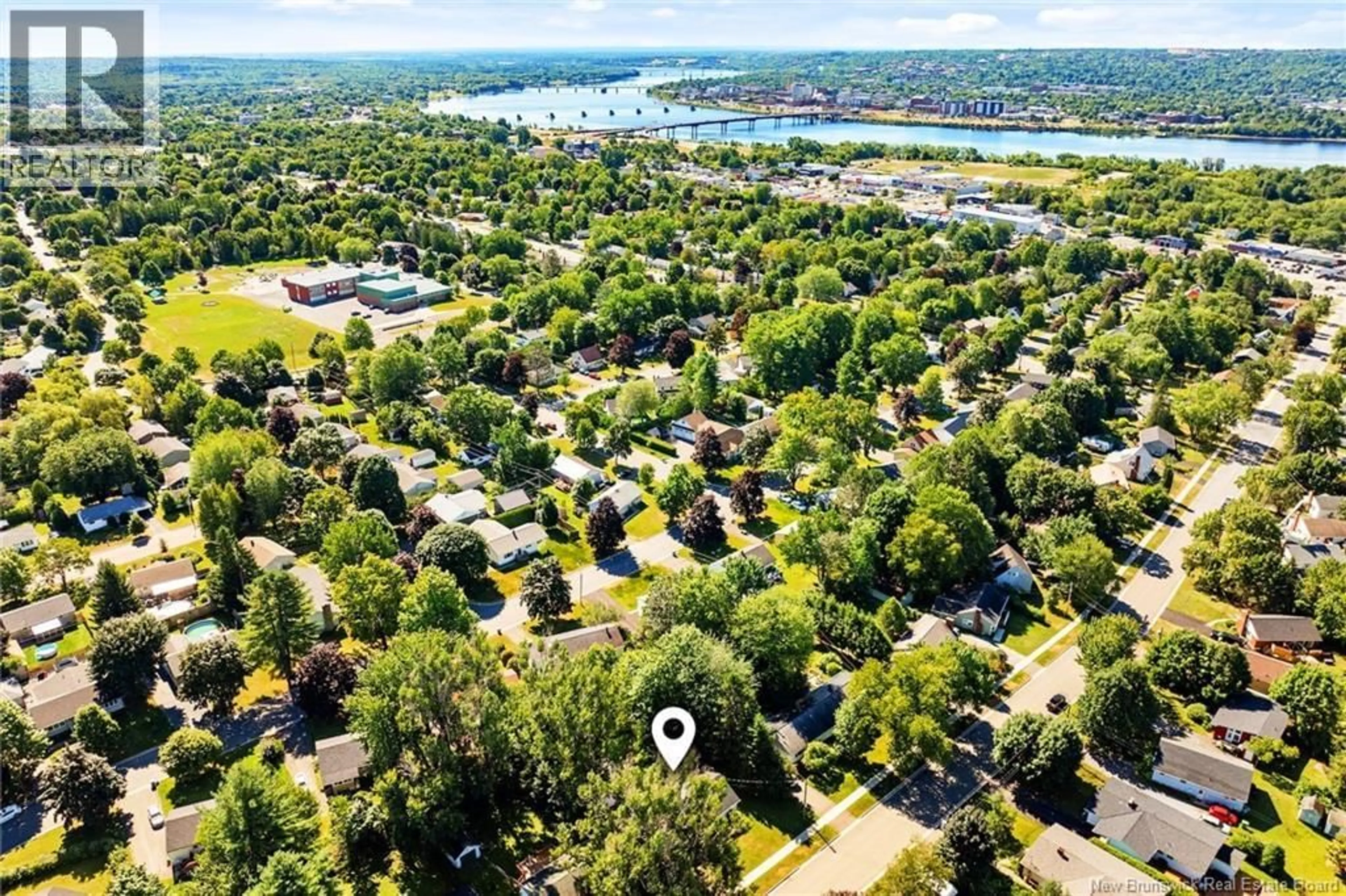 A pic from outside/outdoor area/front of a property/back of a property/a pic from drone, water/lake/river/ocean view for 222 FULTON AVENUE, Fredericton New Brunswick E3A2B8
