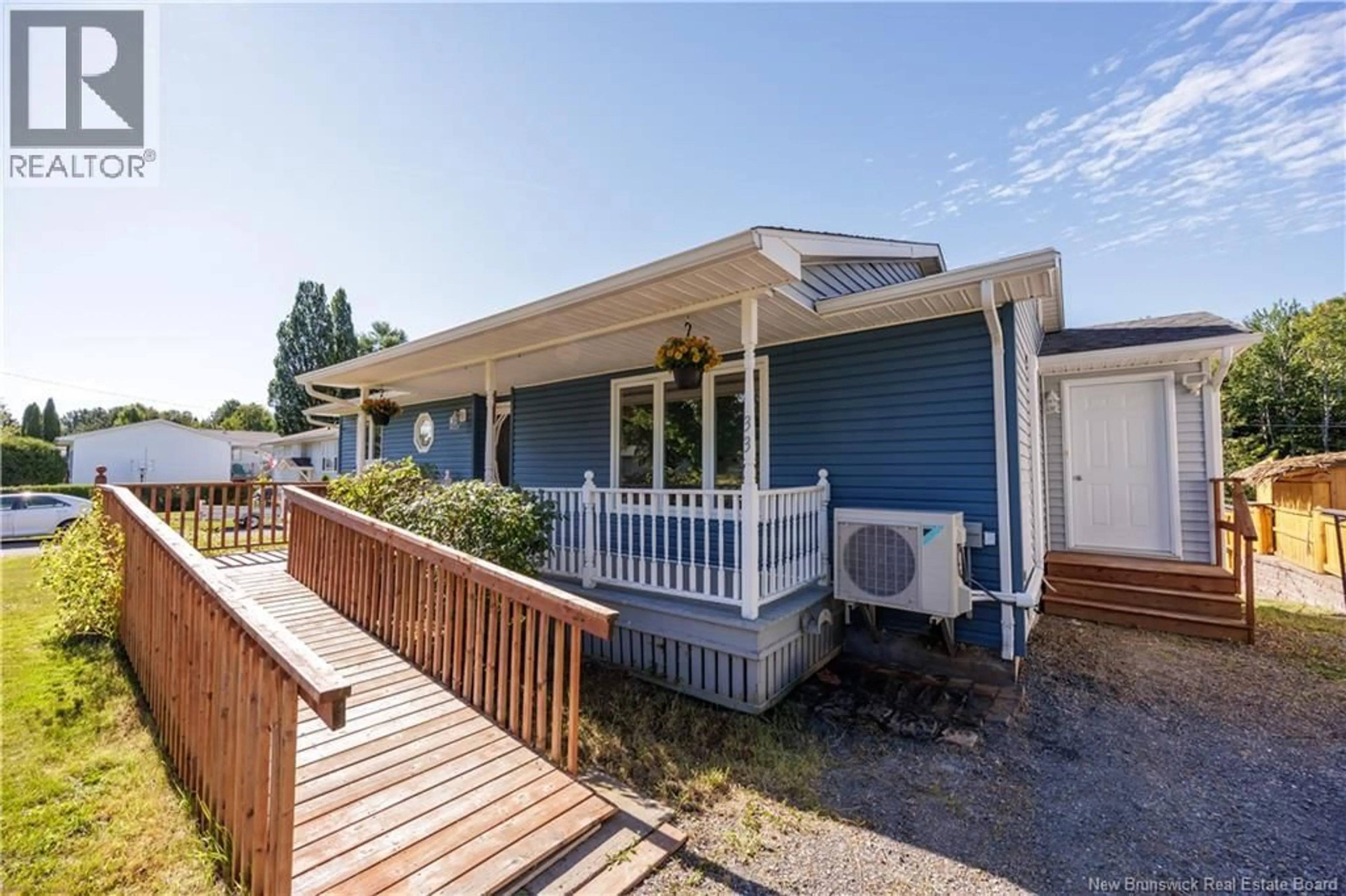 Home with vinyl exterior material, unknown for 33 HAINES CRESCENT, Fredericton New Brunswick E3A4X3