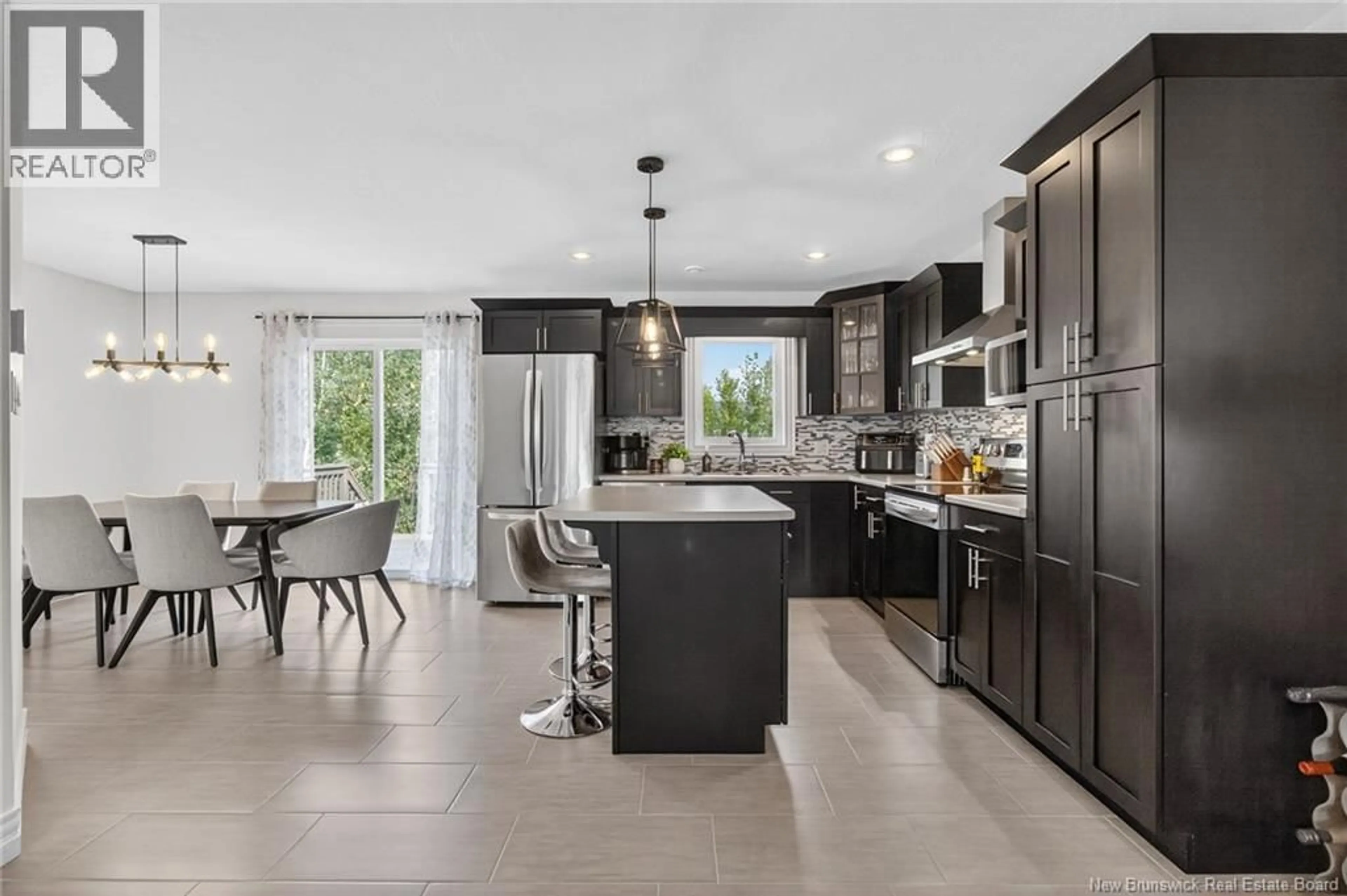 Open concept kitchen, ceramic/tile floor for 111 CLARENDON DRIVE, Moncton New Brunswick E1G0M8