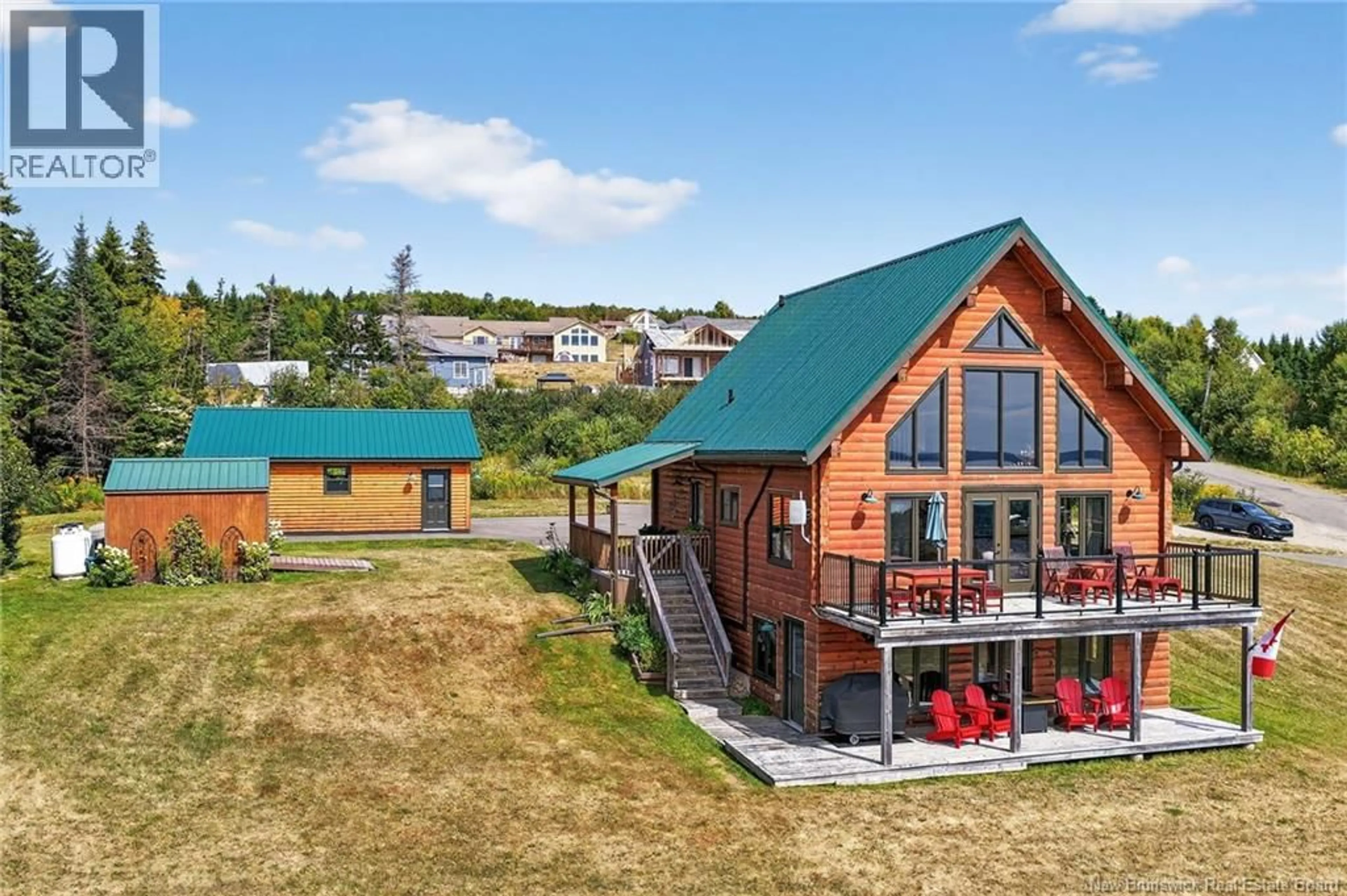A pic from outside/outdoor area/front of a property/back of a property/a pic from drone, mountain view for 127 SCHOOL STREET, Alma New Brunswick E4H1L1