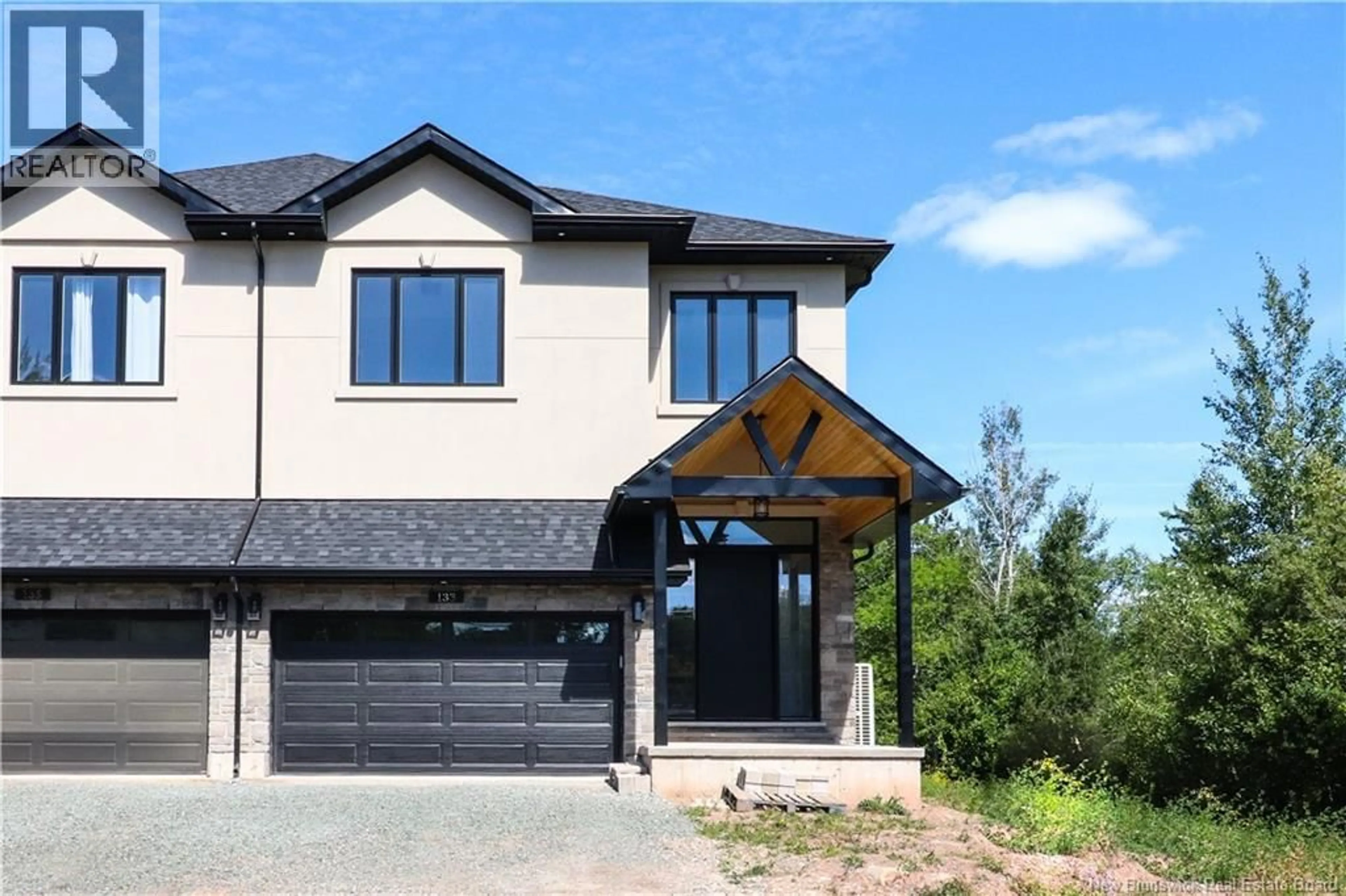Home with brick exterior material, street for 133 CHARLES LUTES ROAD, Moncton New Brunswick E1G2P8