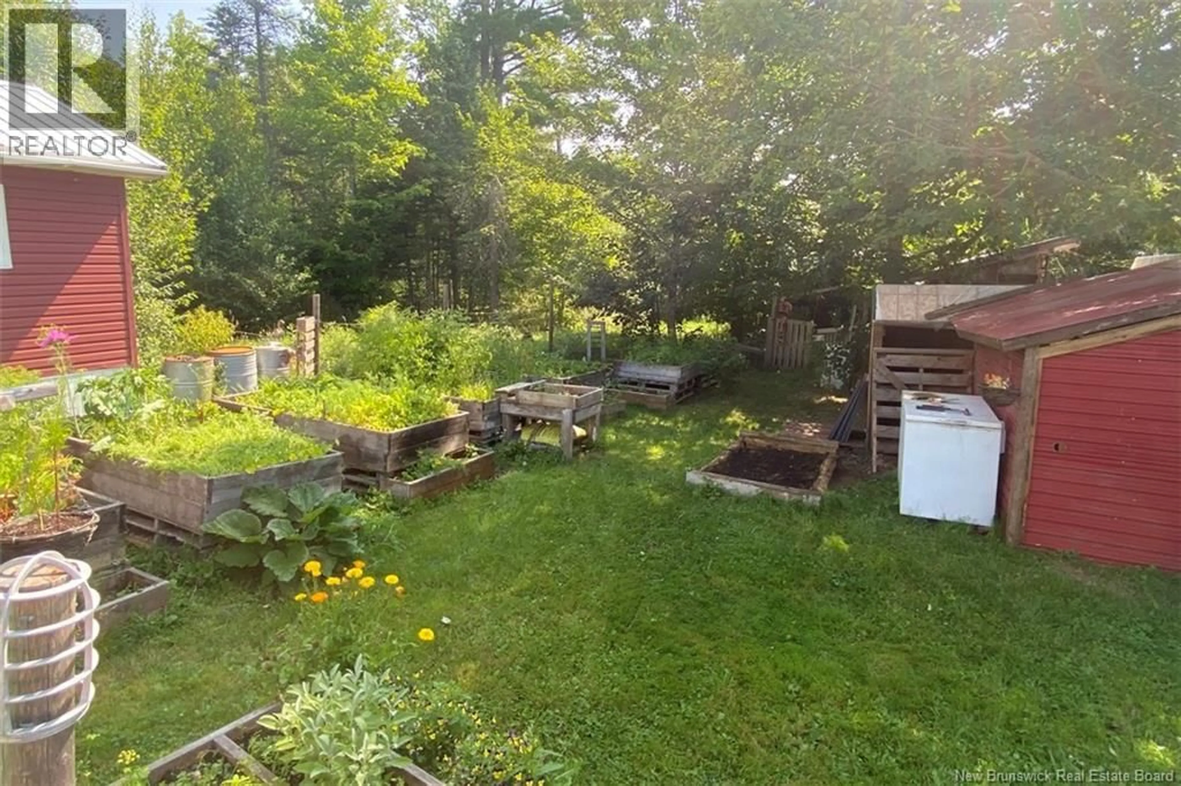 A pic from outside/outdoor area/front of a property/back of a property/a pic from drone, forest/trees view for 216 BOONE ROAD, Three Tree Creek New Brunswick E5L1A7