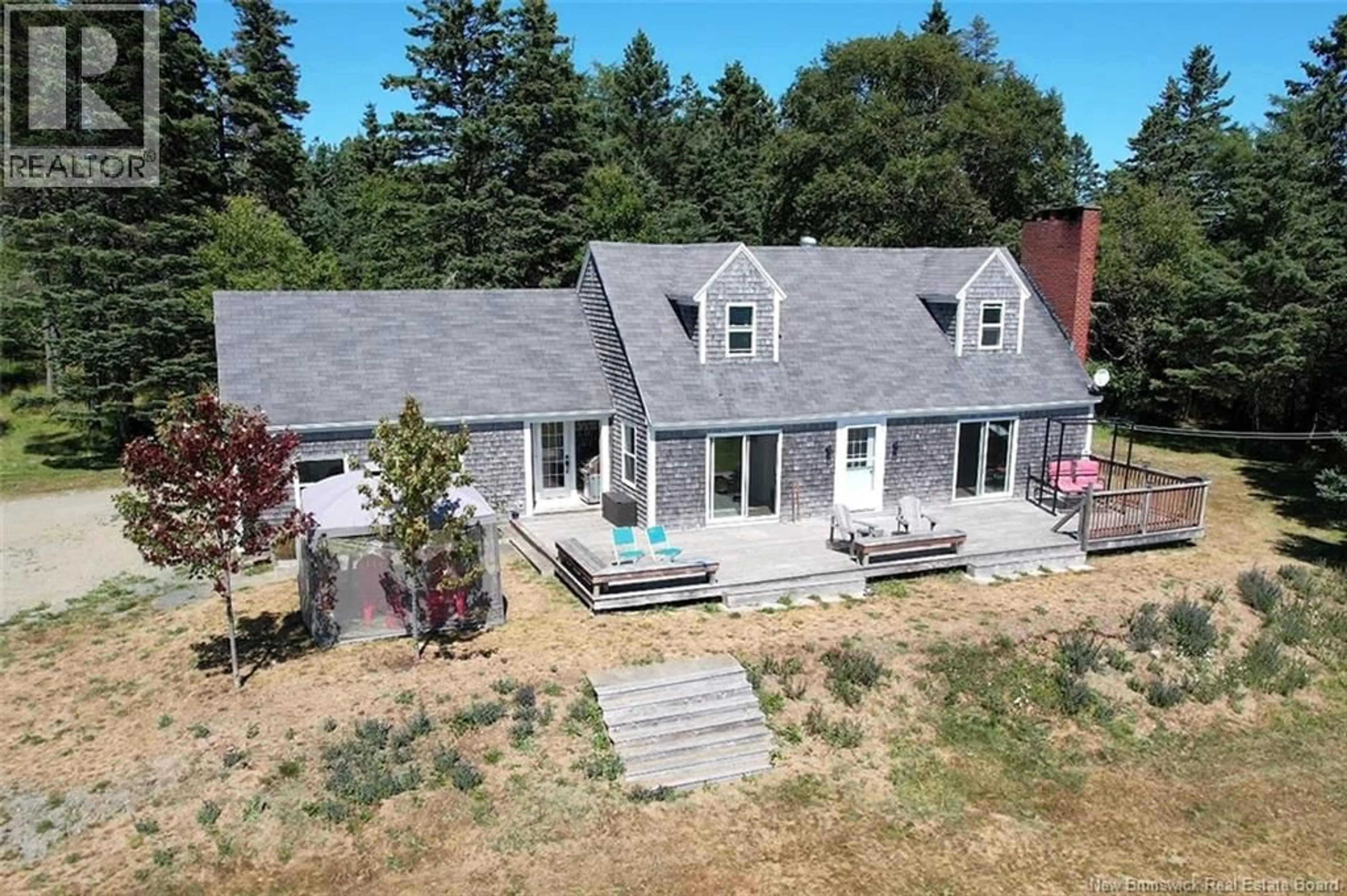 A pic from outside/outdoor area/front of a property/back of a property/a pic from drone, unknown for 25 SHADY LANE, Grand Manan New Brunswick E5G2G1