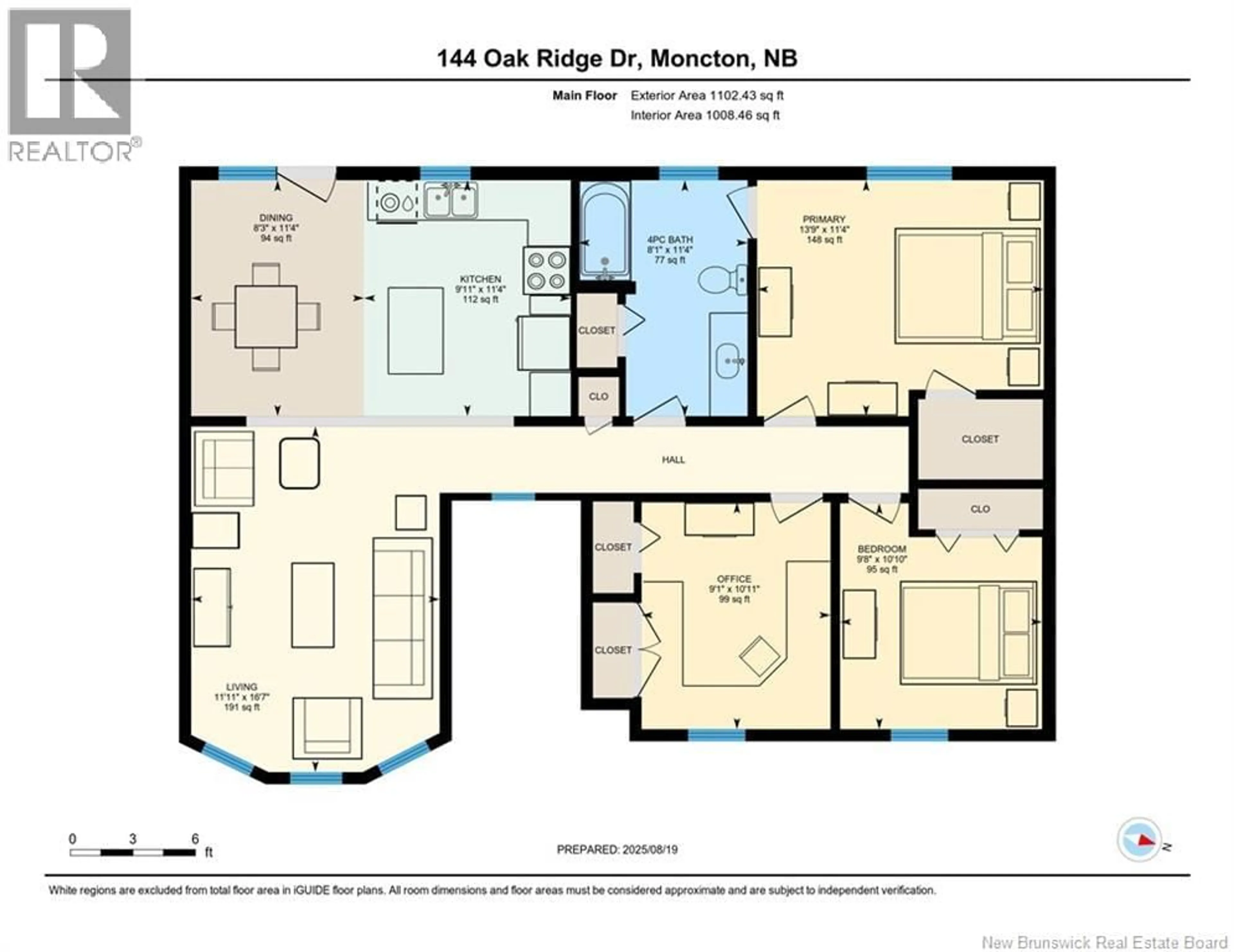 Floor plan for 144 OAK RIDGE DRIVE, Moncton New Brunswick E1G0M2