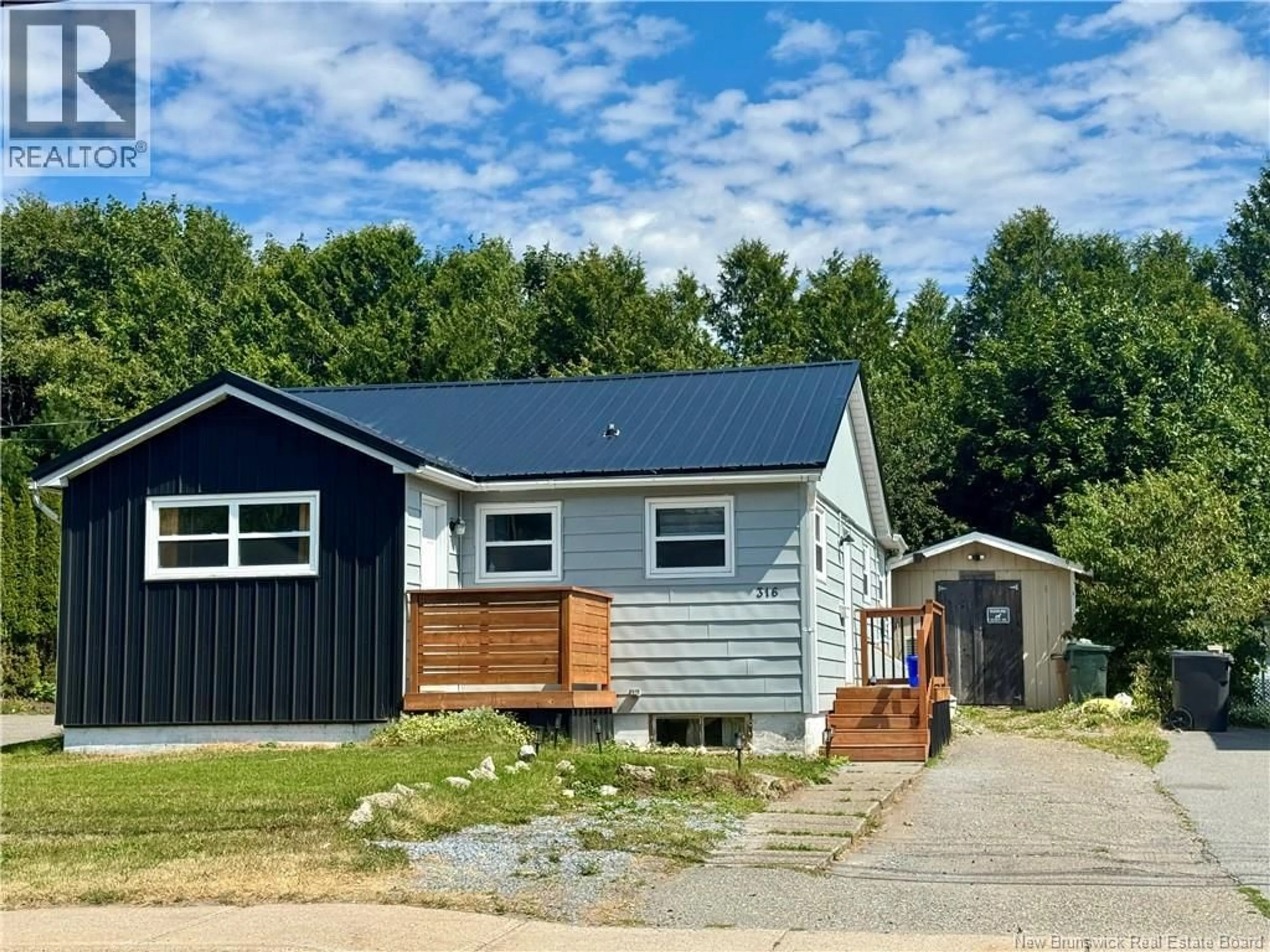 Home with vinyl exterior material, street for 316 MILLIDGE AVENUE, Saint John New Brunswick E2K2N1