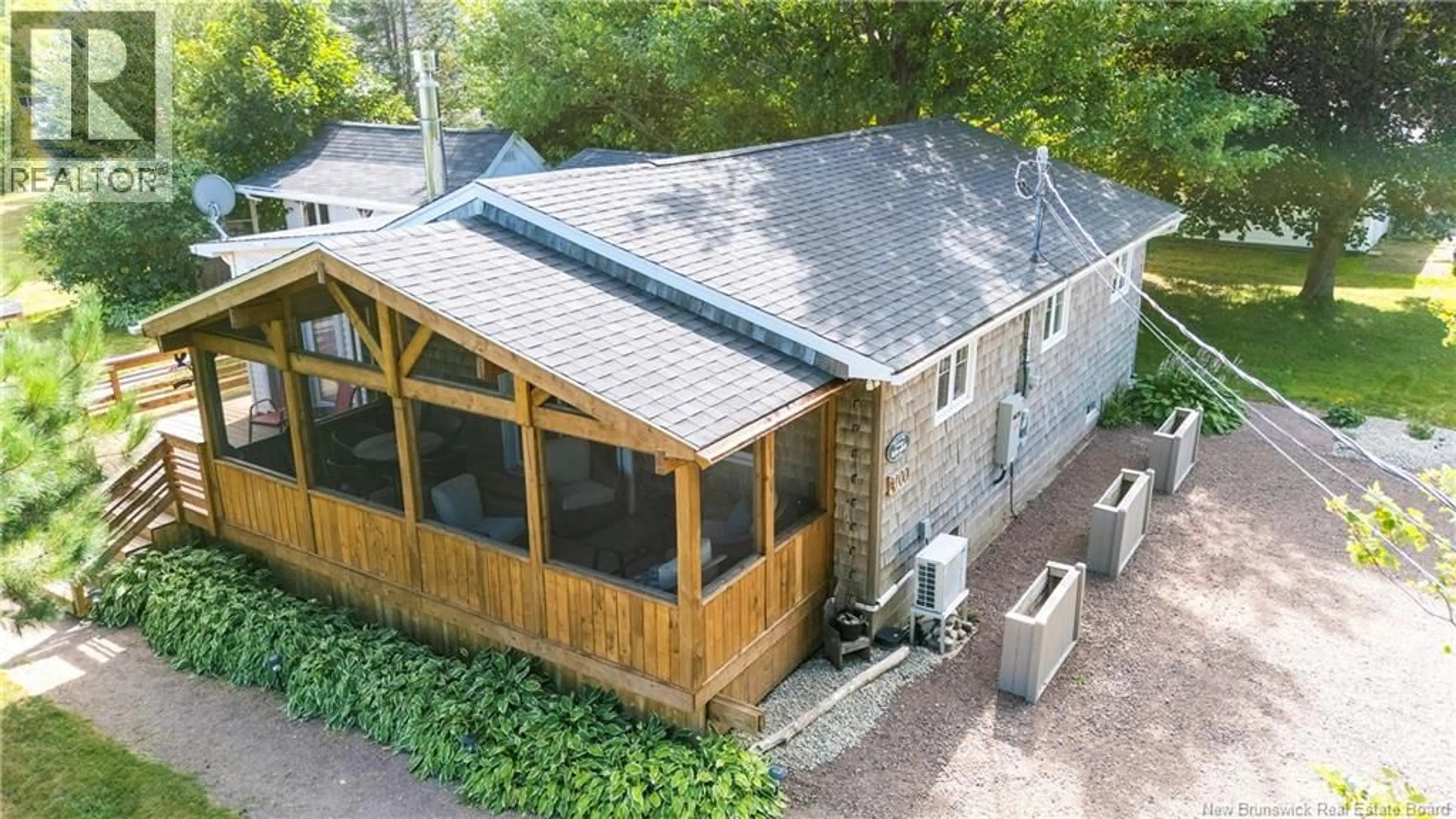 A pic from outside/outdoor area/front of a property/back of a property/a pic from drone, building for 100 MISTY LANE, Grande-Digue New Brunswick E4R4W8