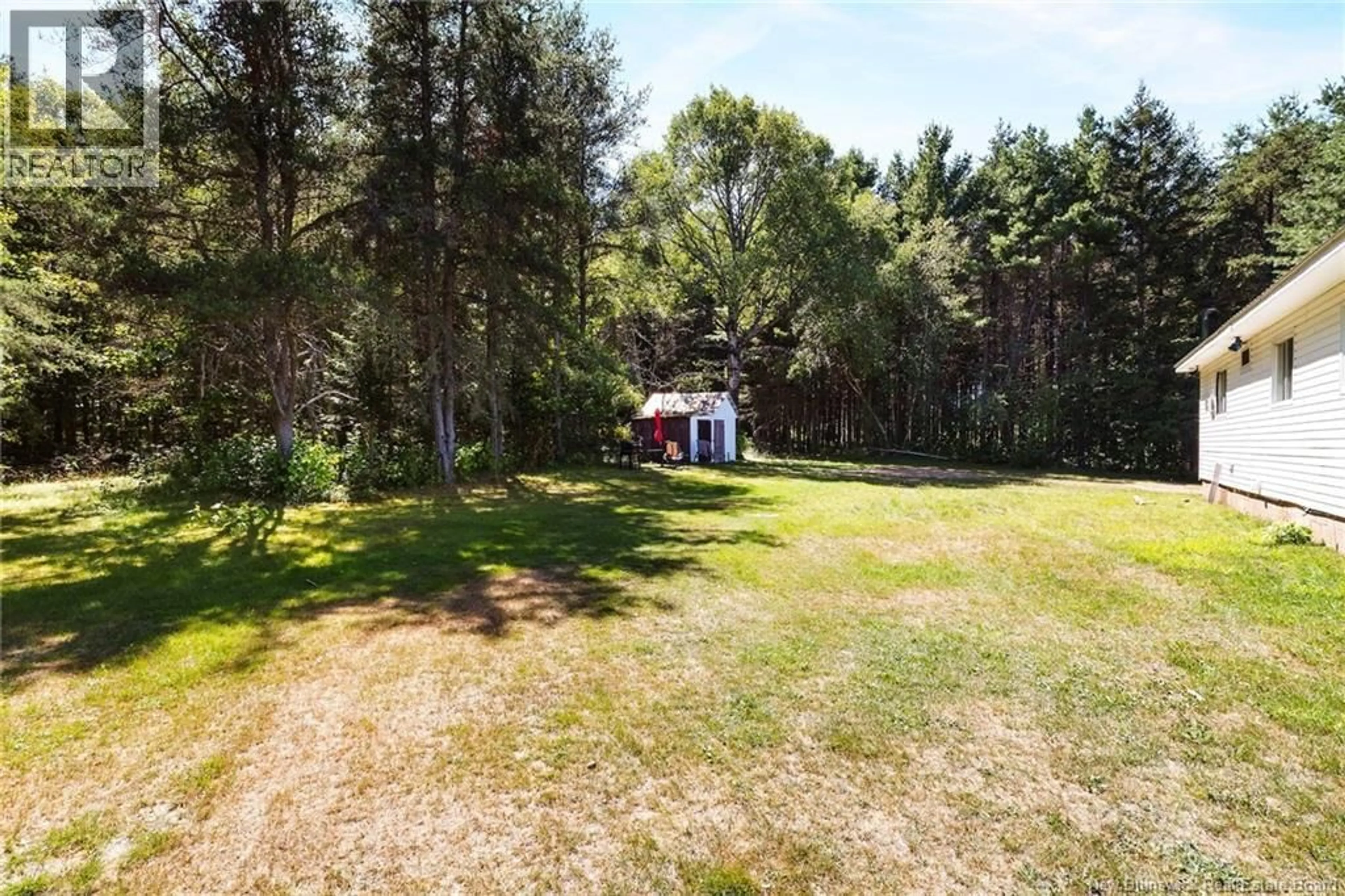 A pic from outside/outdoor area/front of a property/back of a property/a pic from drone, forest/trees view for 84 RED BANK ROAD, Chipman New Brunswick E4A2A2