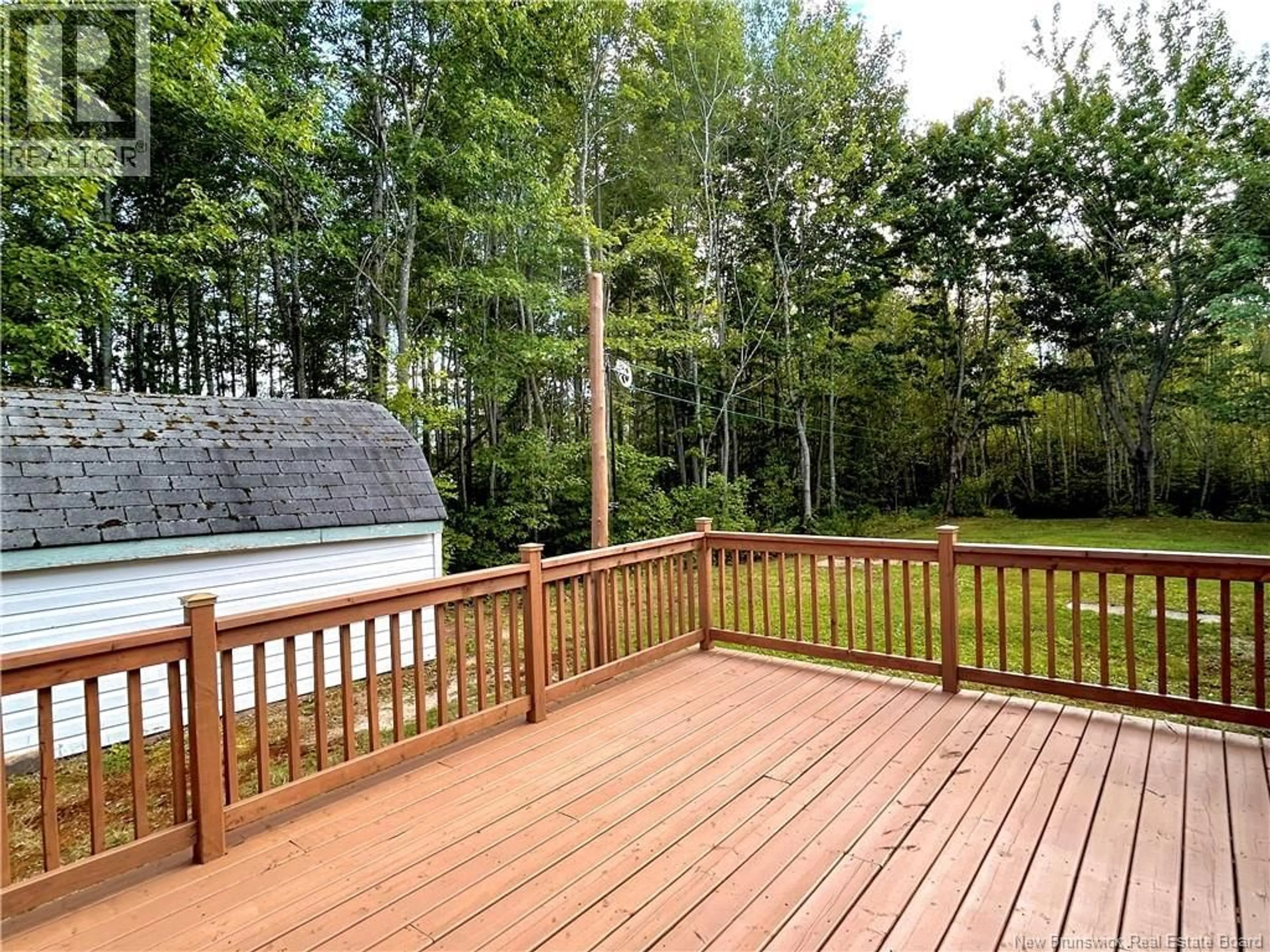 Patio, forest/trees view for 120 CH. SAINT-PIERRE CH., Rogersville New Brunswick E4Y1L5